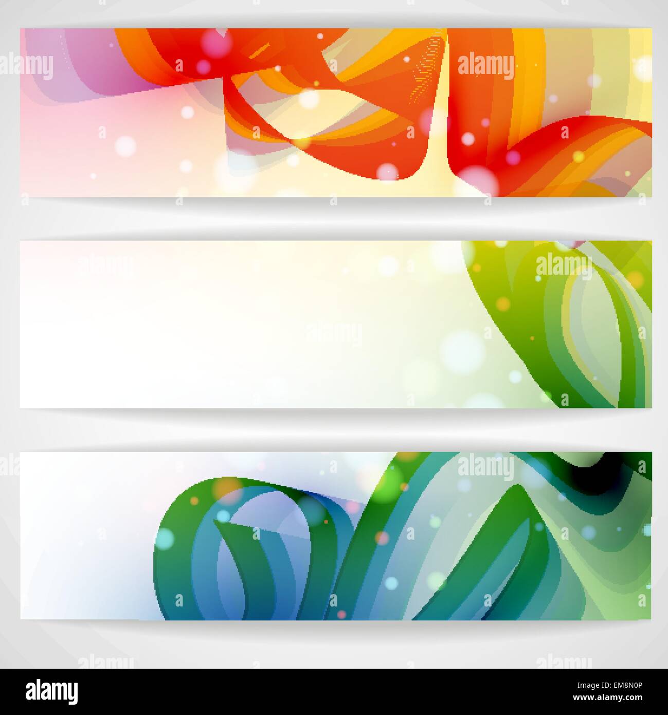 Colorful Abstract Banner Stock Vector Image & Art - Alamy