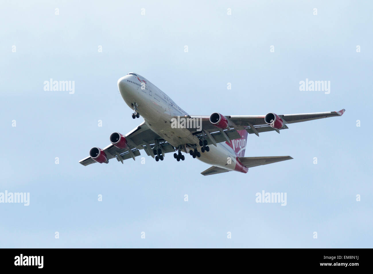Virgin Atlantic G-VWOW (Boeing 747) Stock Photo