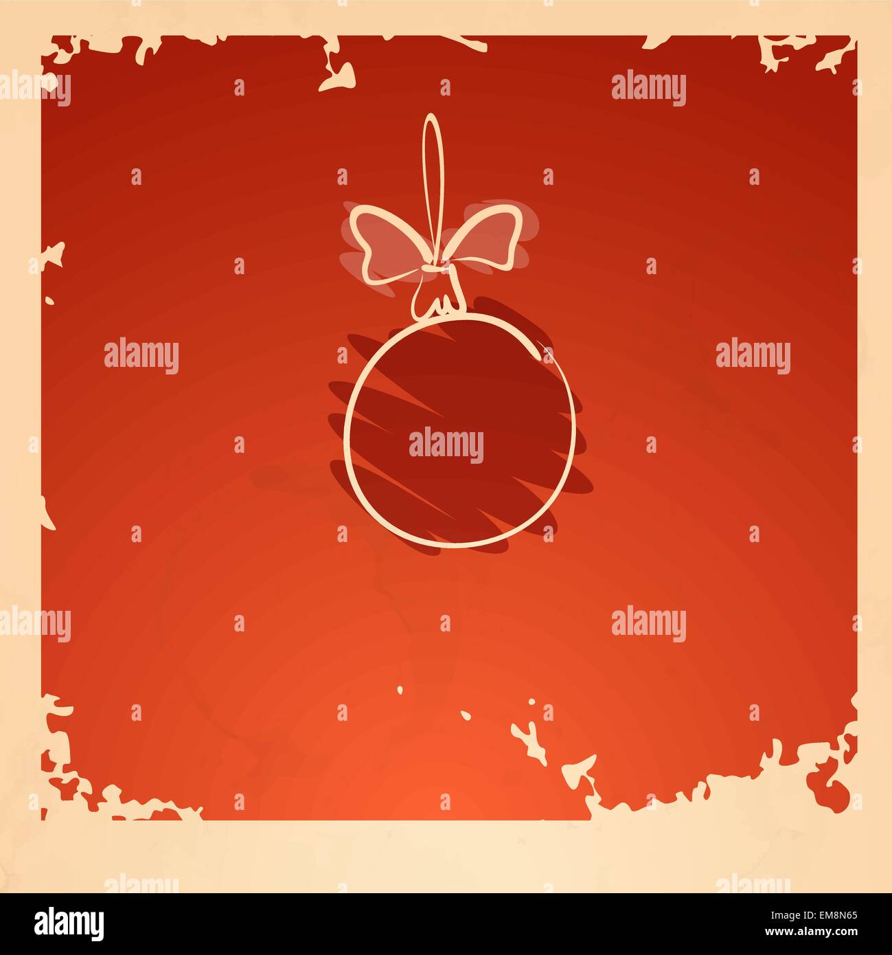 Vintage Christmas Ball Stock Vector Image & Art - Alamy