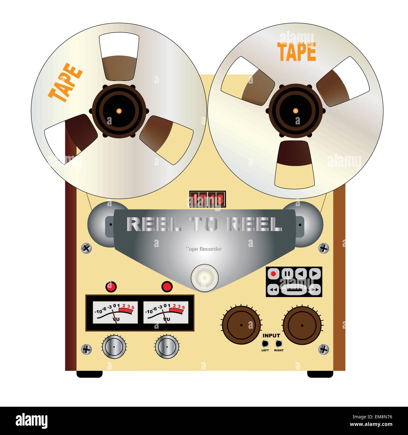 Reel to Reel Stock Vector Image & Art Alamy