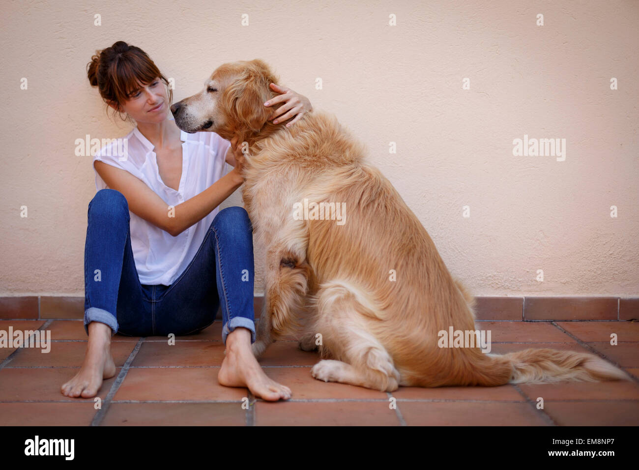 adult-woman-in-pants-hi-res-stock-photography-and-images-alamy