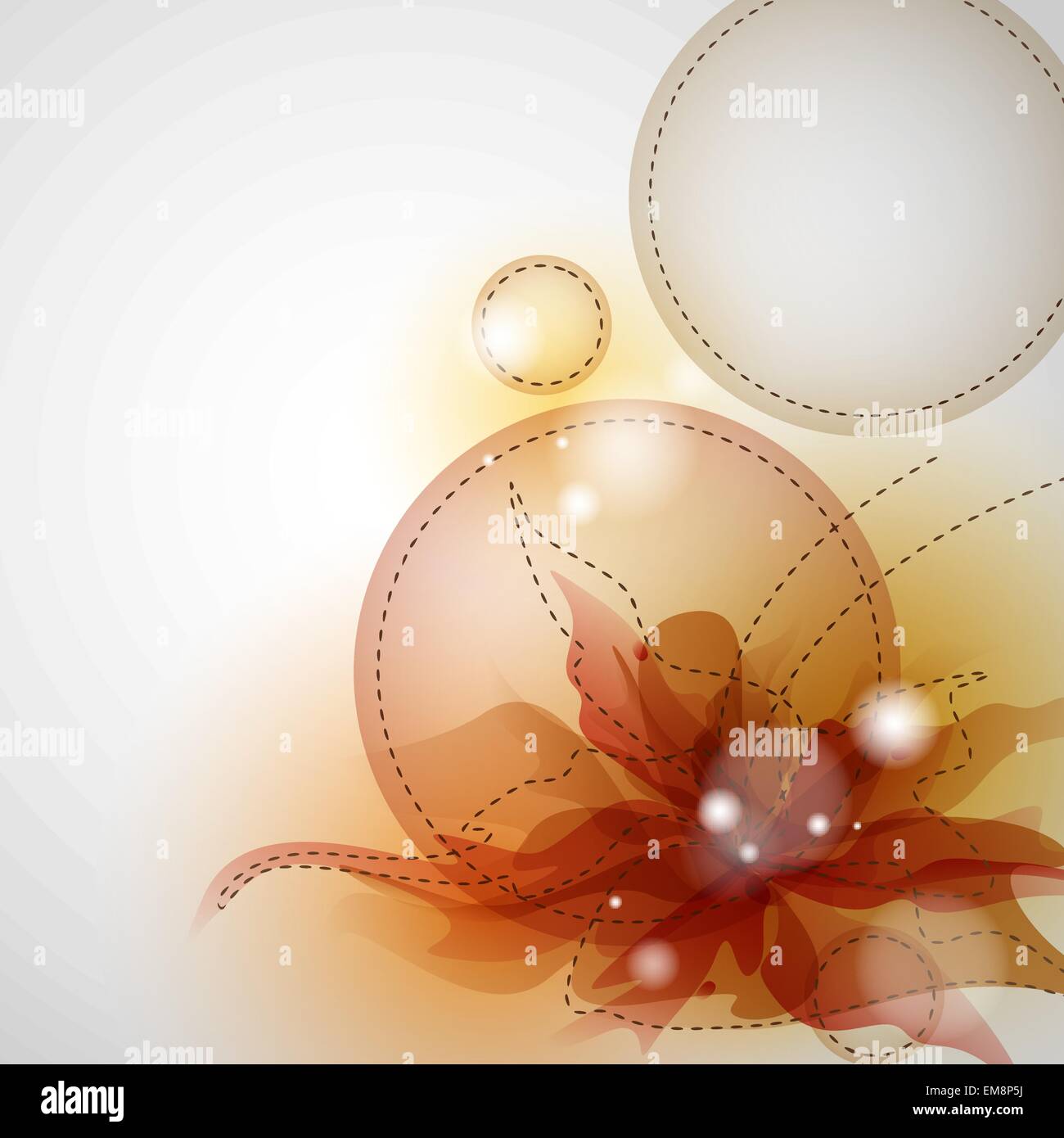 Abstract Flower Background Stock Vector Image & Art - Alamy