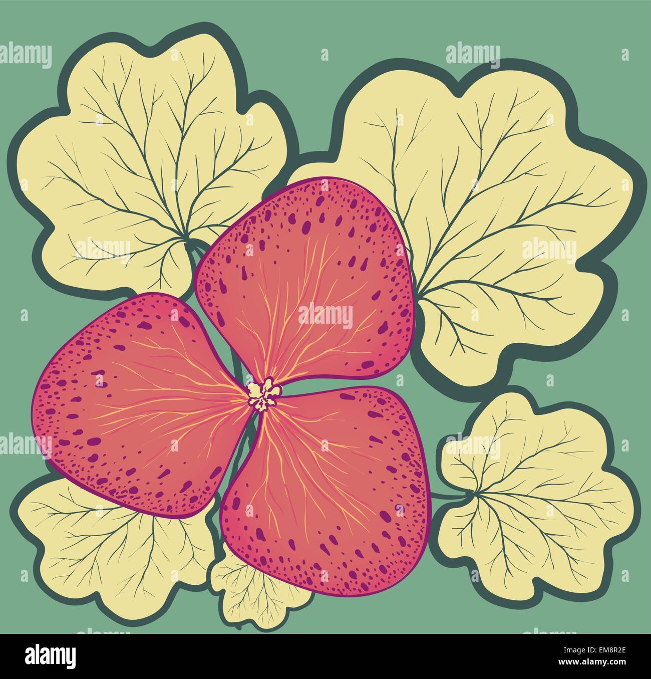 Vector flower background for design Stock Vector Image & Art - Alamy