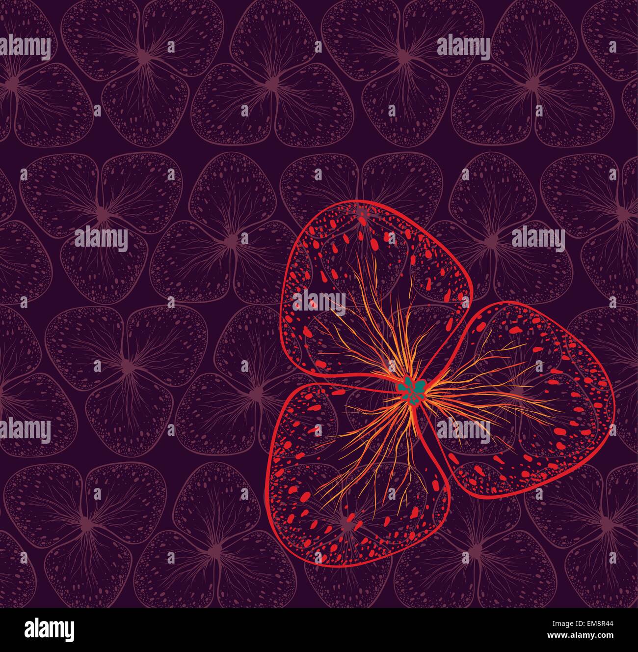 Vector flower background for design Stock Vector Image & Art - Alamy