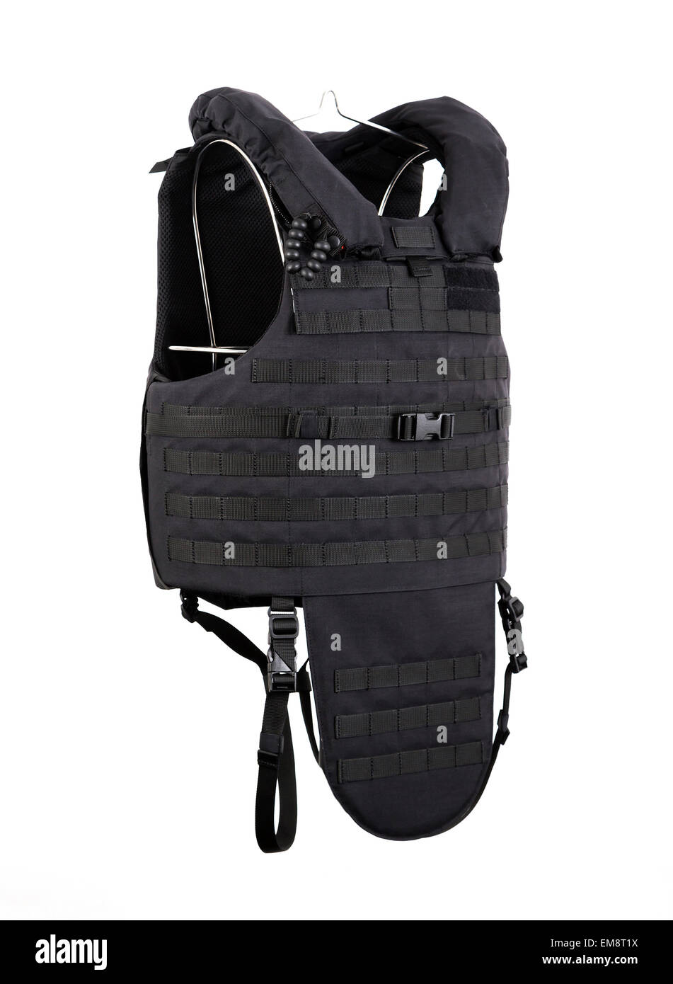 Bulletproof vest, body armor covers, Camouflage, black Stock Photo