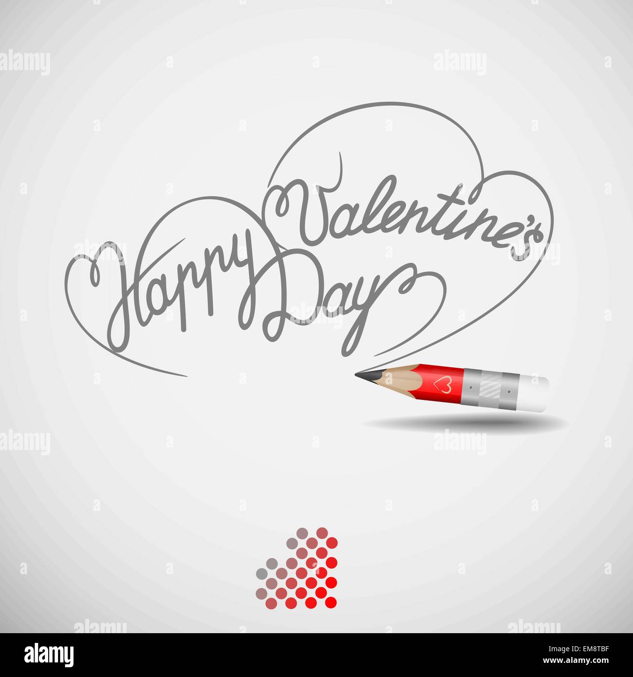 Happy Valentine's Day Card Stock Vector Image & Art - Alamy
