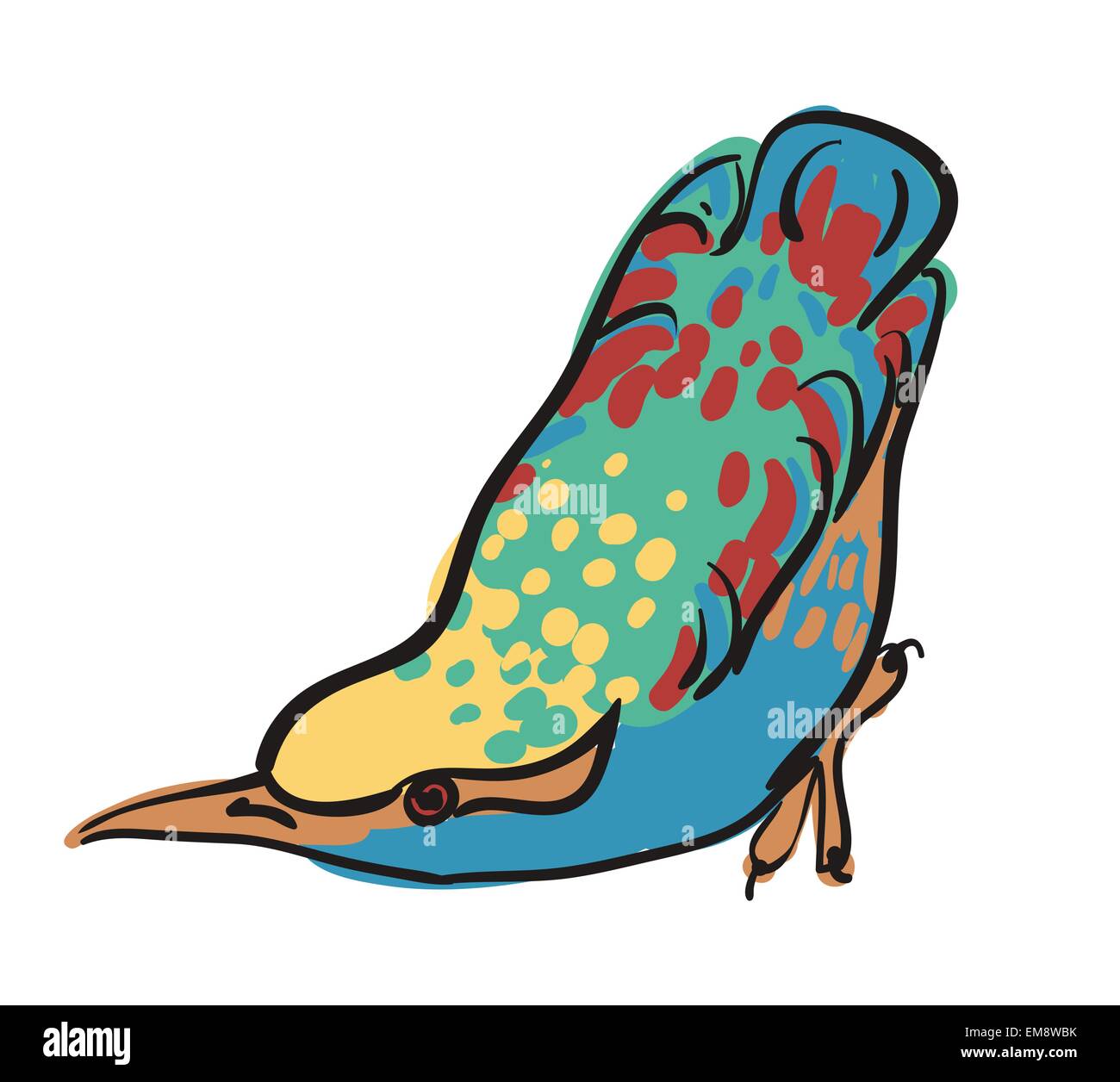 Bird Line Drawing High Resolution Stock Photography and Images - Alamy