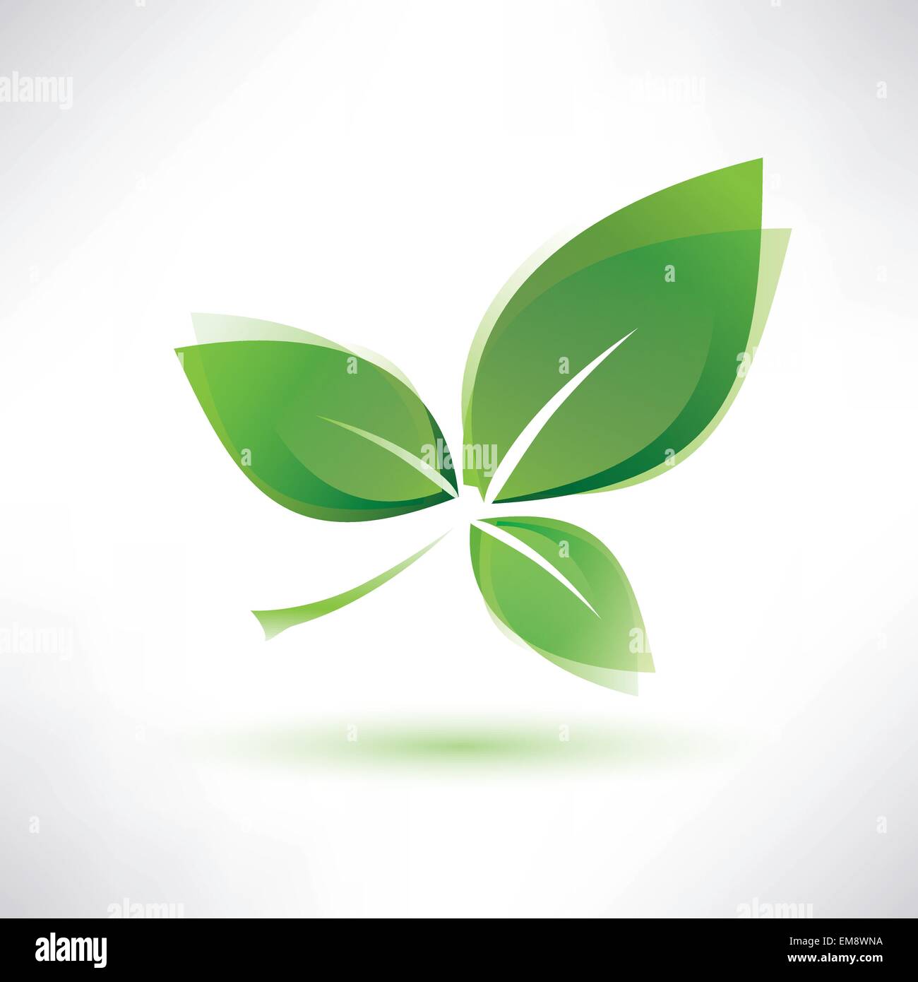 green leaf, eco concept Stock Vector