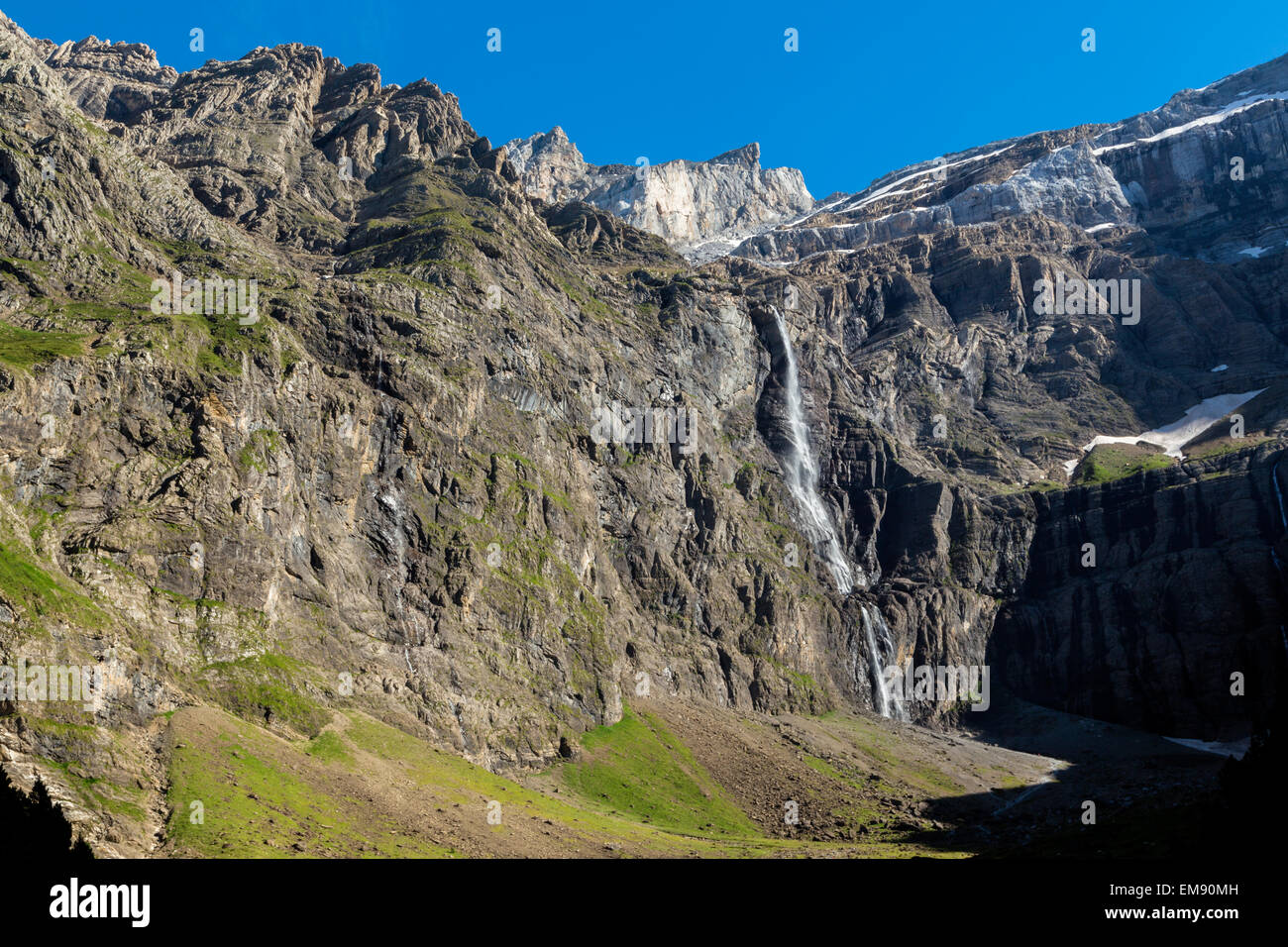 Cirque de Gavarnie, Waterfalls, Hautes Pyrenees, France Stock Photo - Alamy