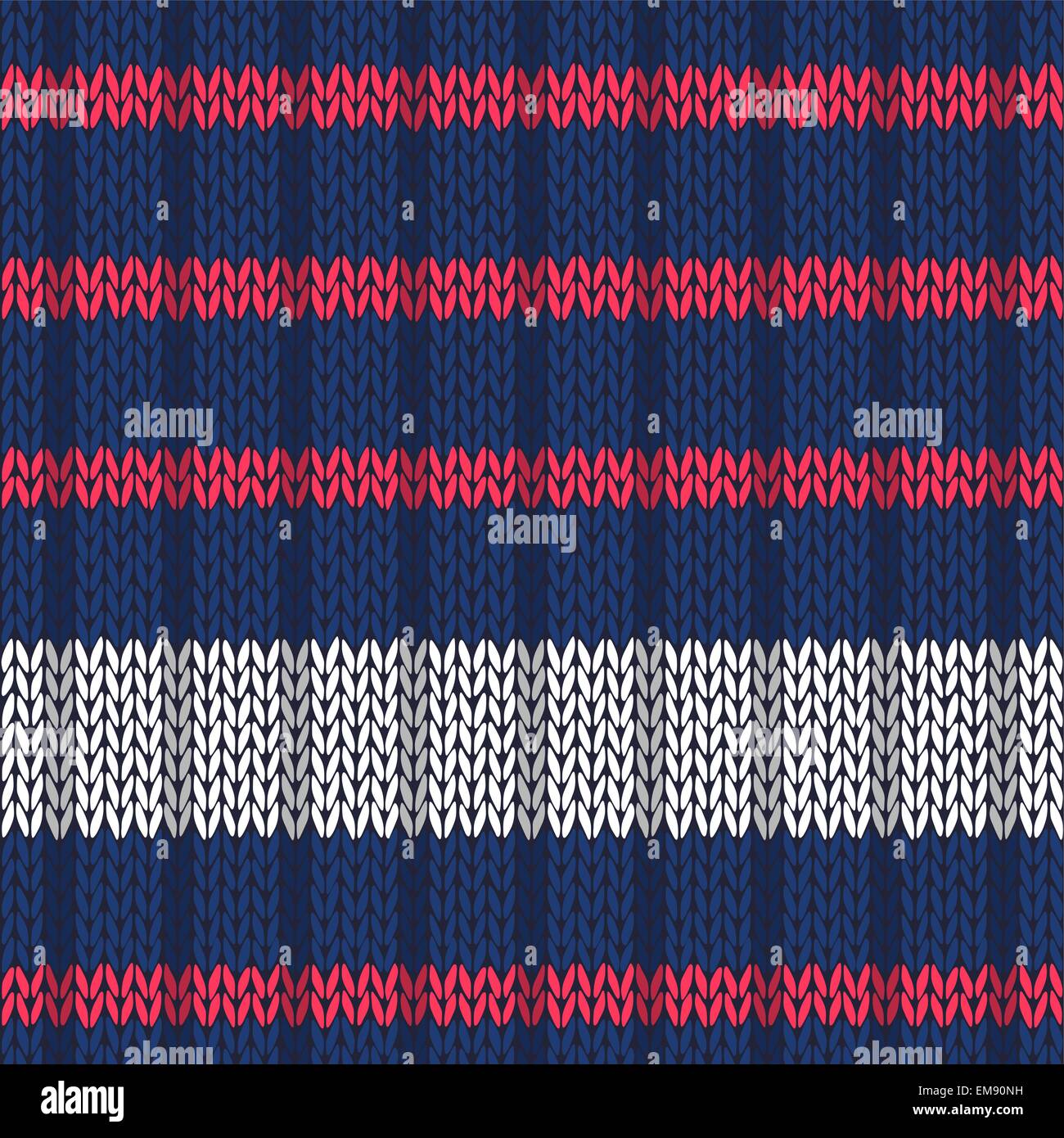 Seamless knitted pattern with red white stripes Stock Vector Image ...