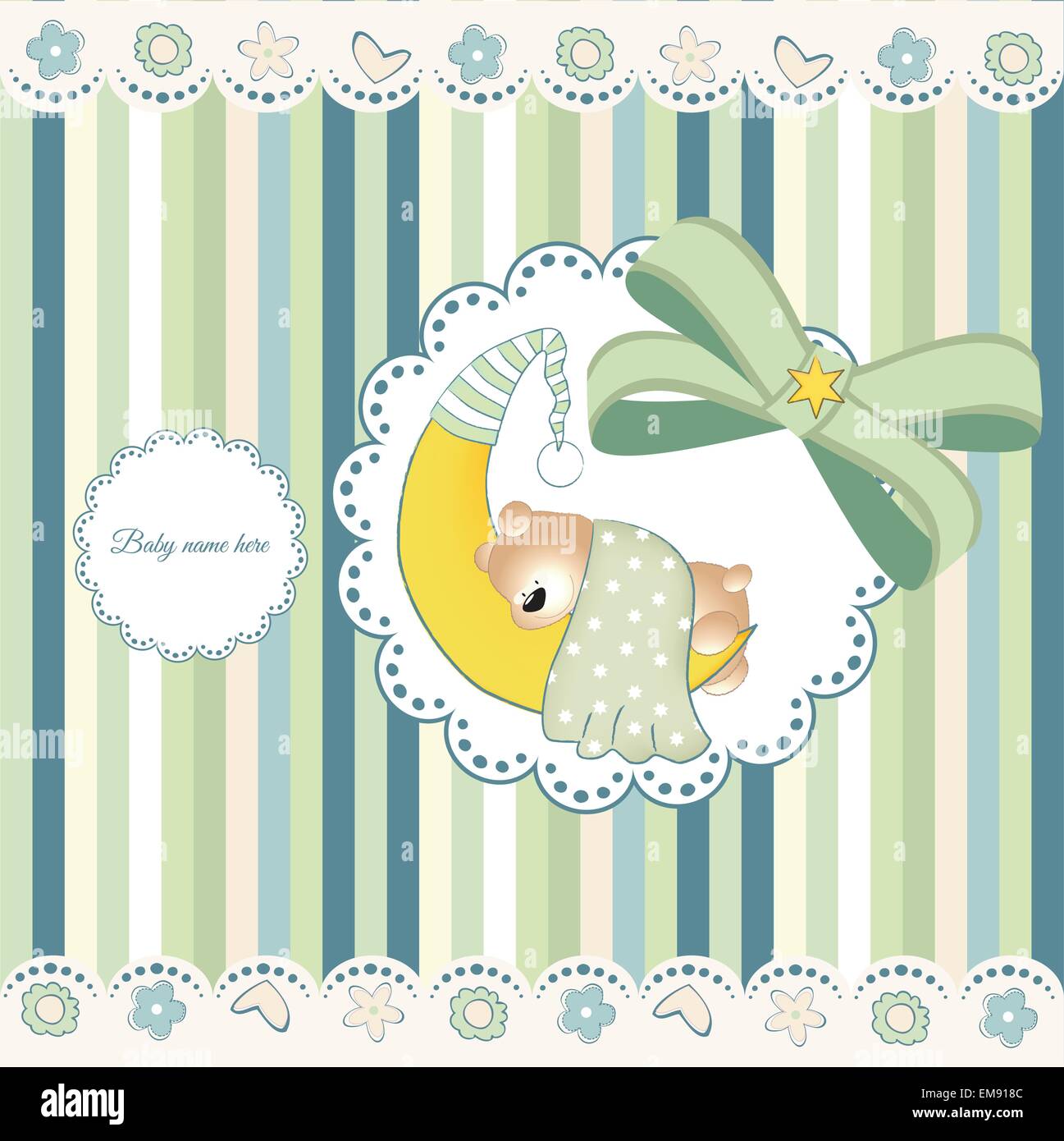 welcome new baby Stock Vector Image &amp; Art - Alamy