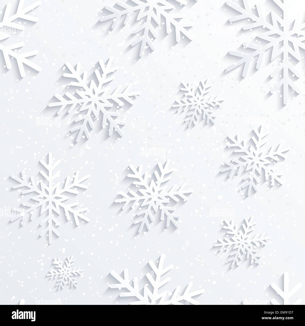 Christmas Snowflake Background Stock Vector