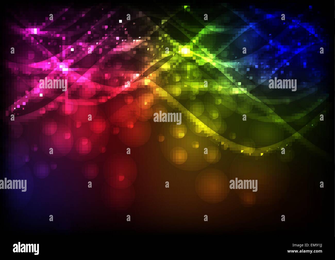 Abstract Neon Waves Stock Vector Image & Art - Alamy