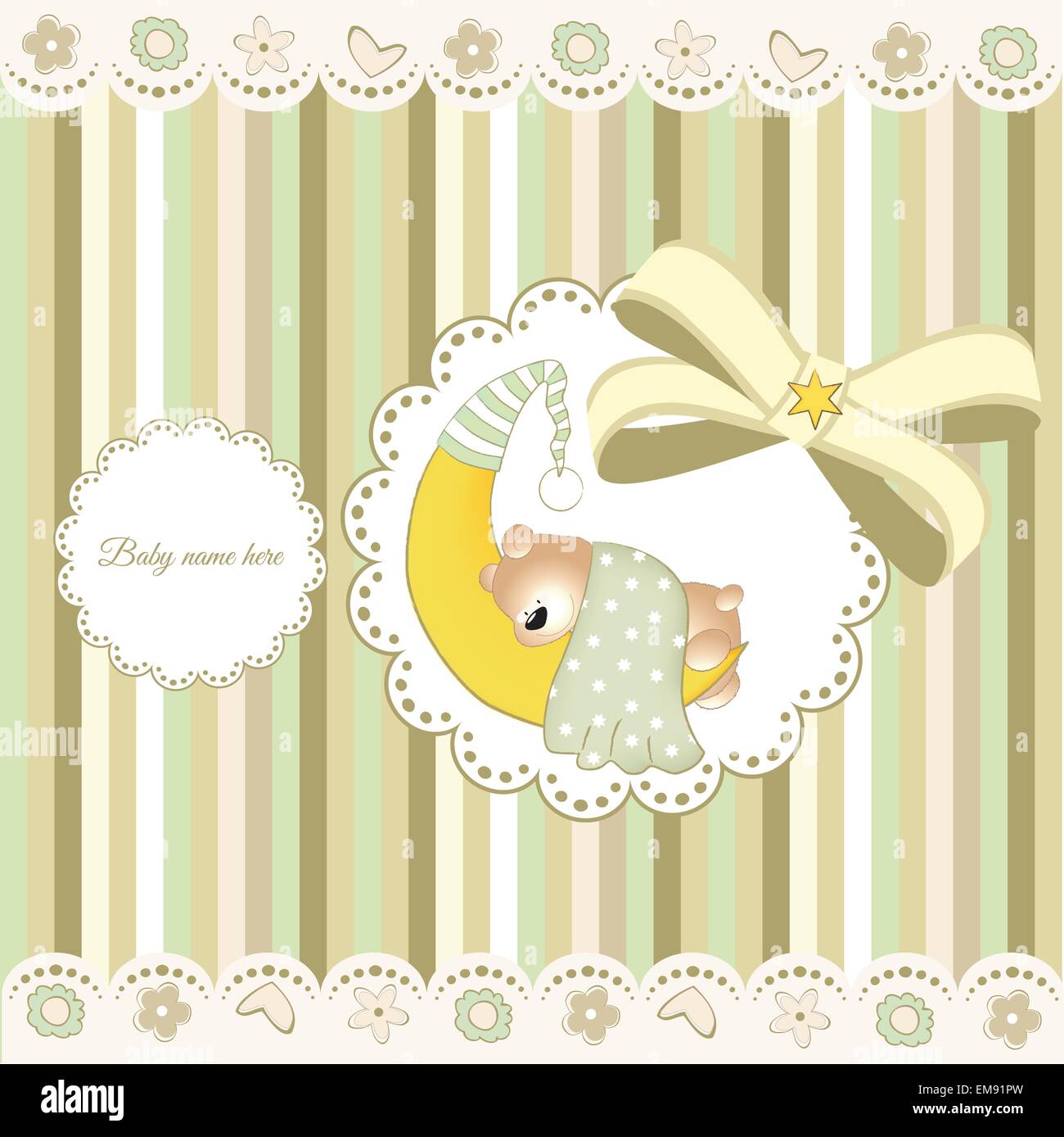 welcome new baby Stock Vector Image &amp; Art - Alamy