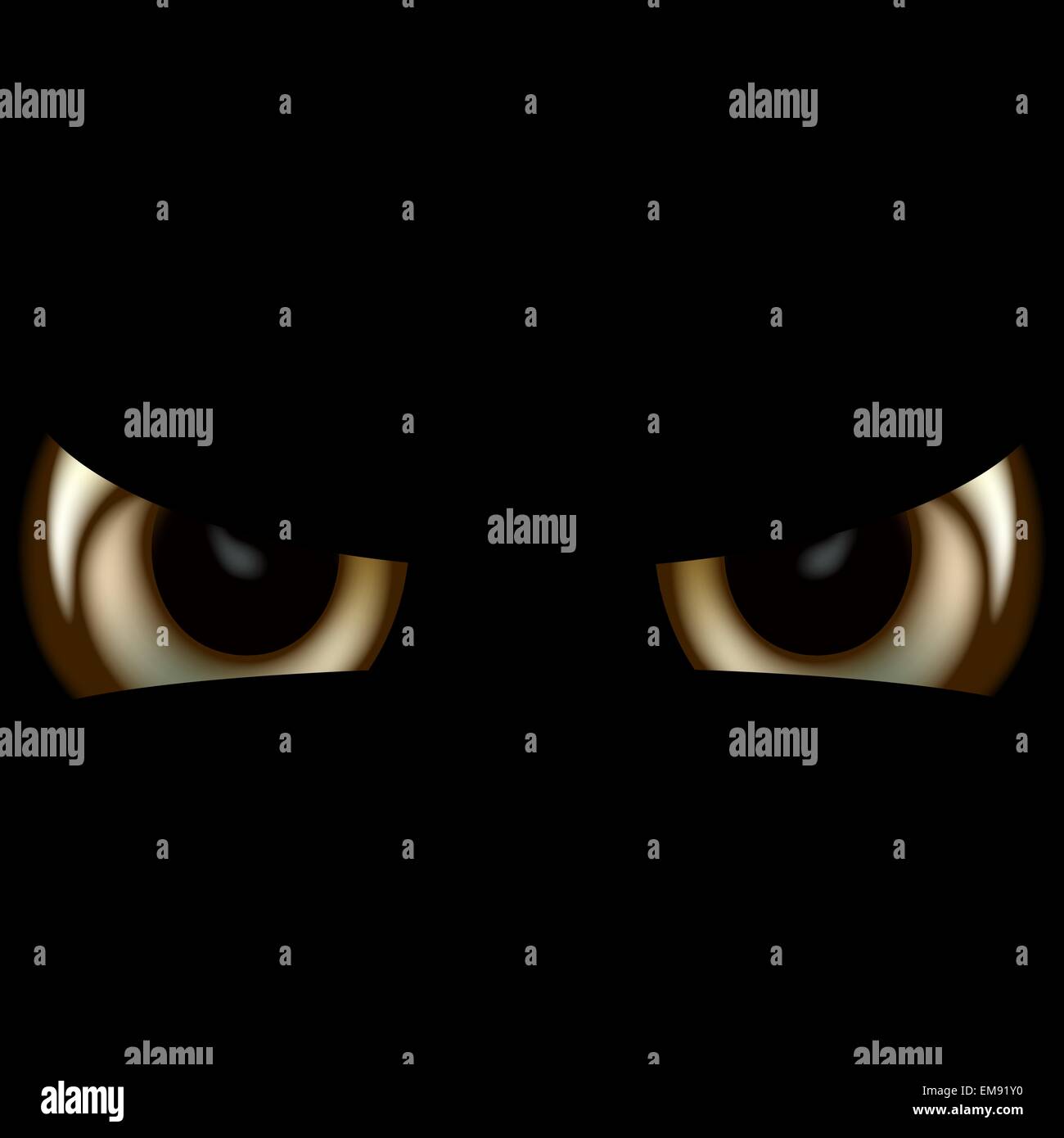 Dark Eyes Stock Vector Images - Alamy