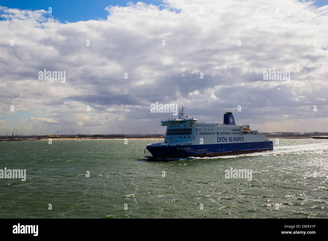 Cross channel ferry between Dover and Dunkirk Stock Photo Alamy