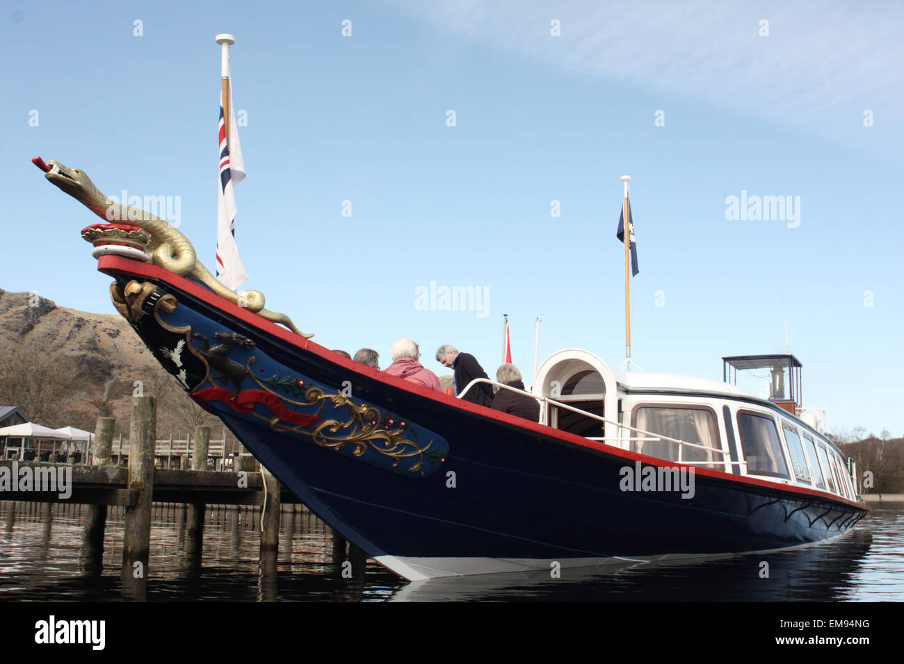 steam yacht gondola on coniston water