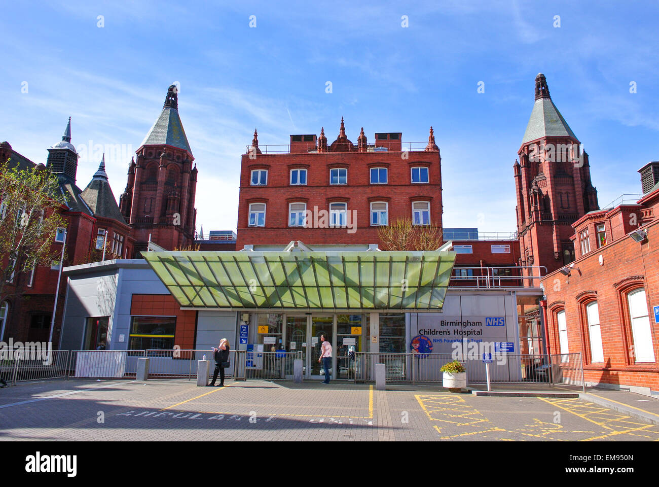 Birmingham Children Hospital Sign England UK Stock Photo Alamy
