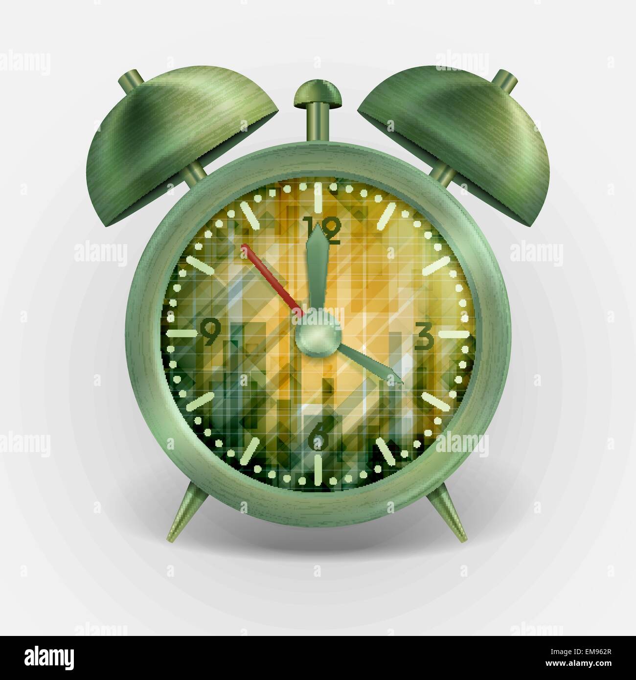 Metal Classic Style Alarm Clock Stock Vector Image & Art - Alamy