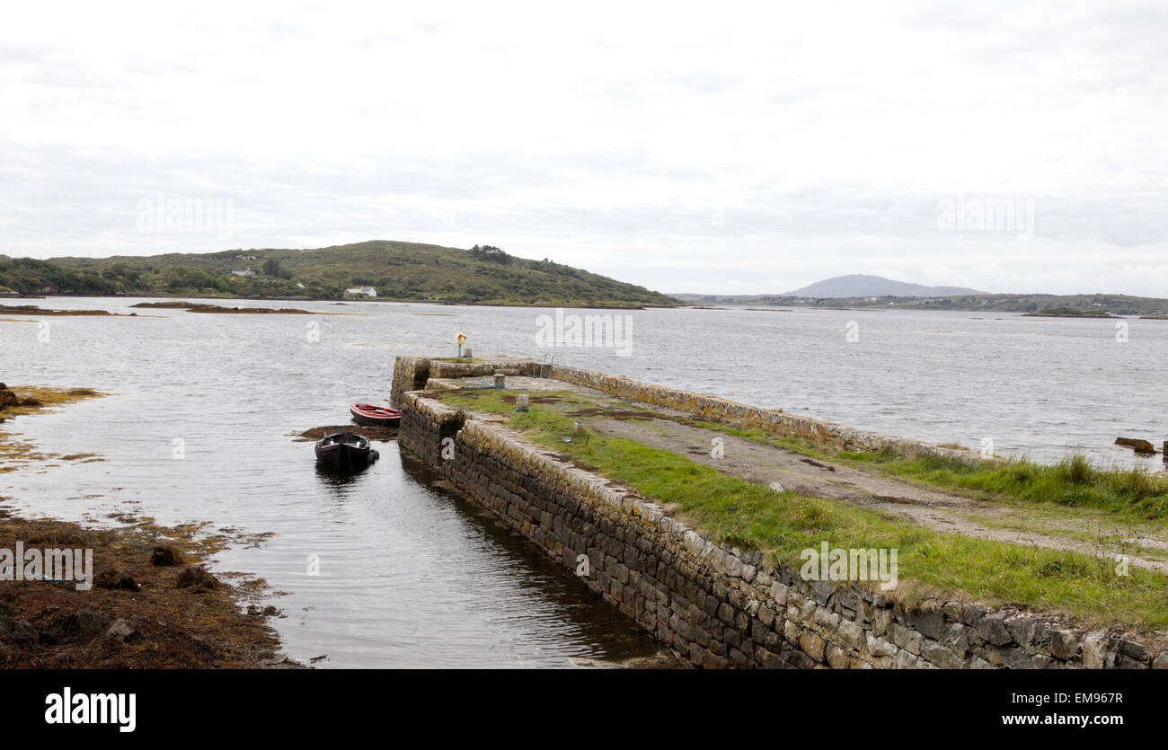 Peaceful bay on the West coast of Ireland Stock Photo