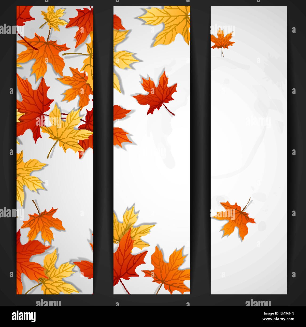 Autumn Leaves Background Stock Vector Image & Art - Alamy
