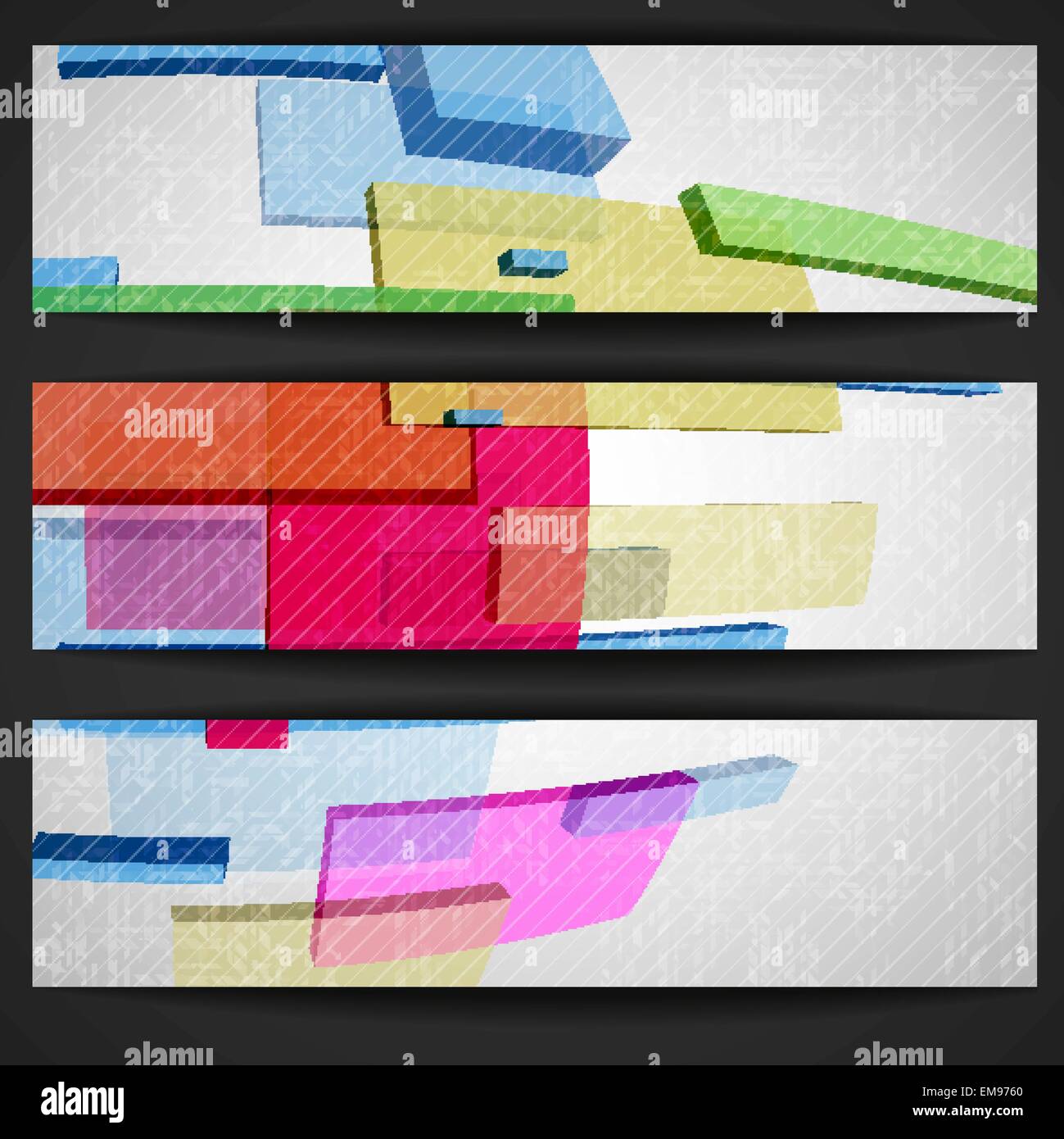 Abstract Rectangle Banner Stock Vector Image & Art - Alamy