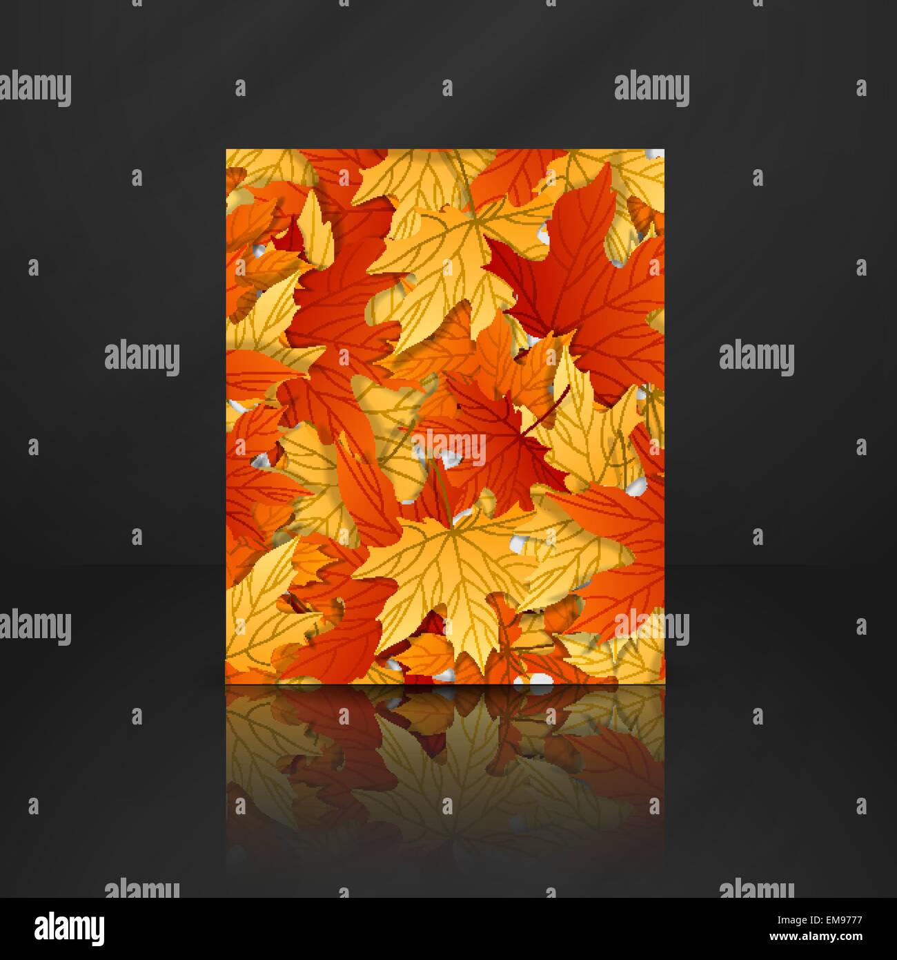 Autumn Leaves Background Stock Vector Image & Art - Alamy