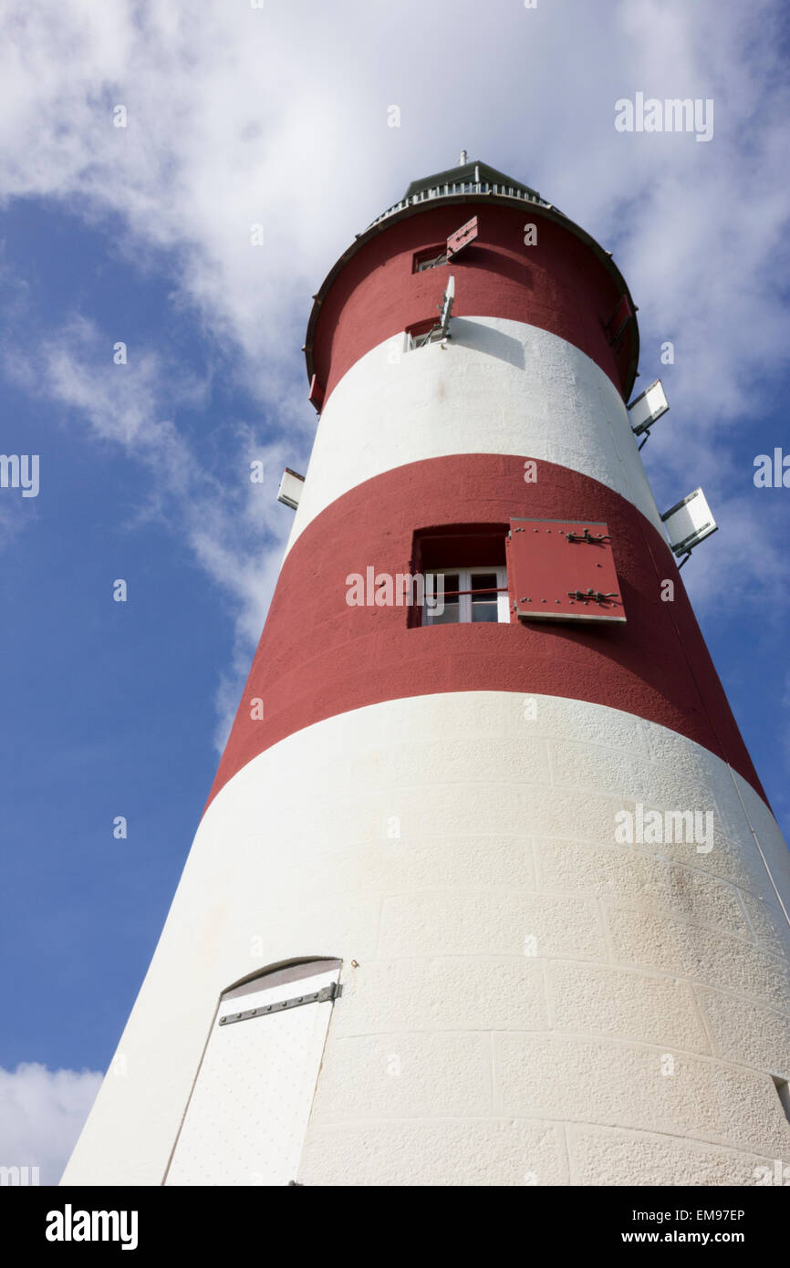 Smeaton's Tower on Plymouth Hoe Stock Photo - Alamy