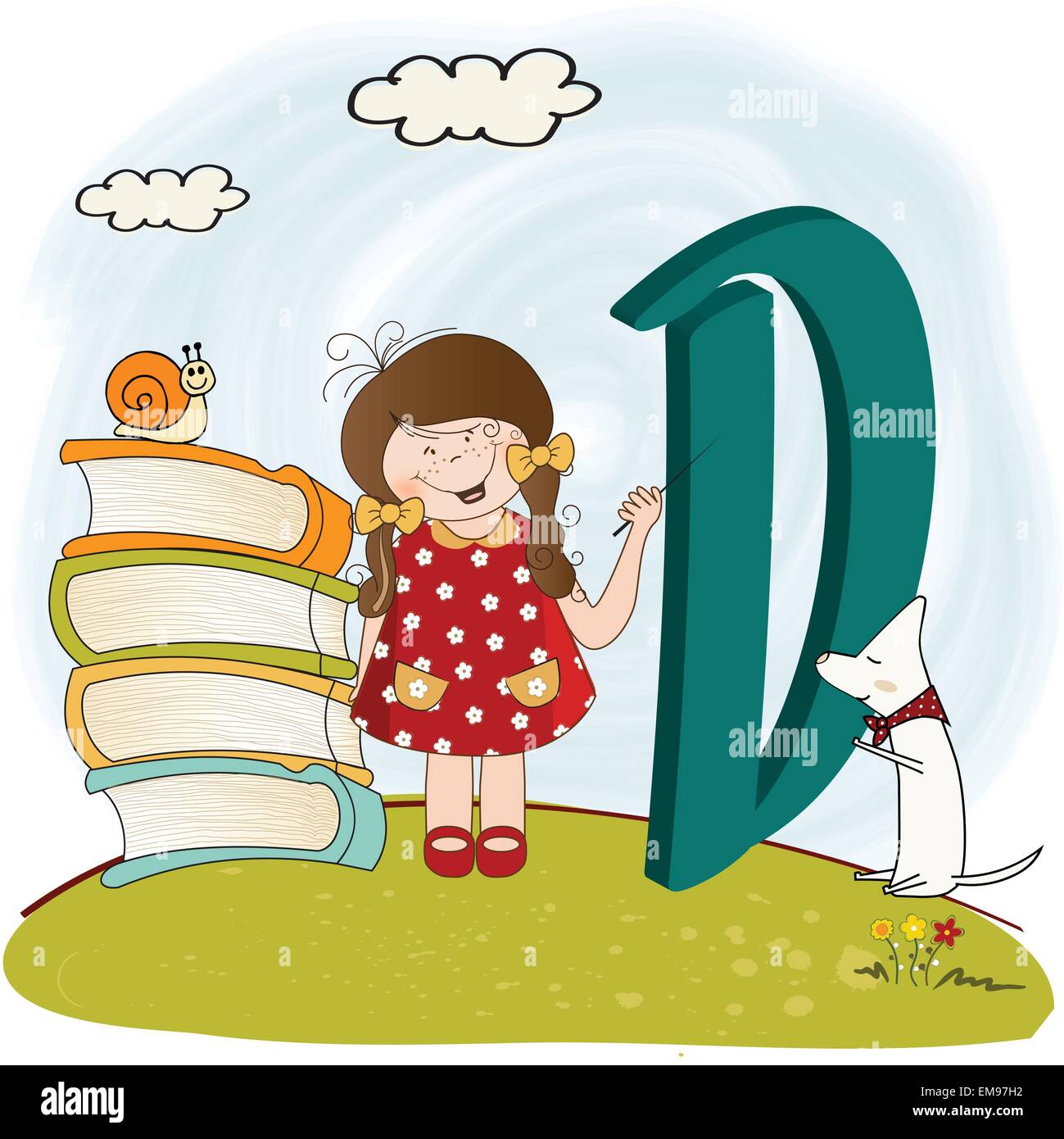 children alphabet letters Stock Vector Image & Art - Alamy