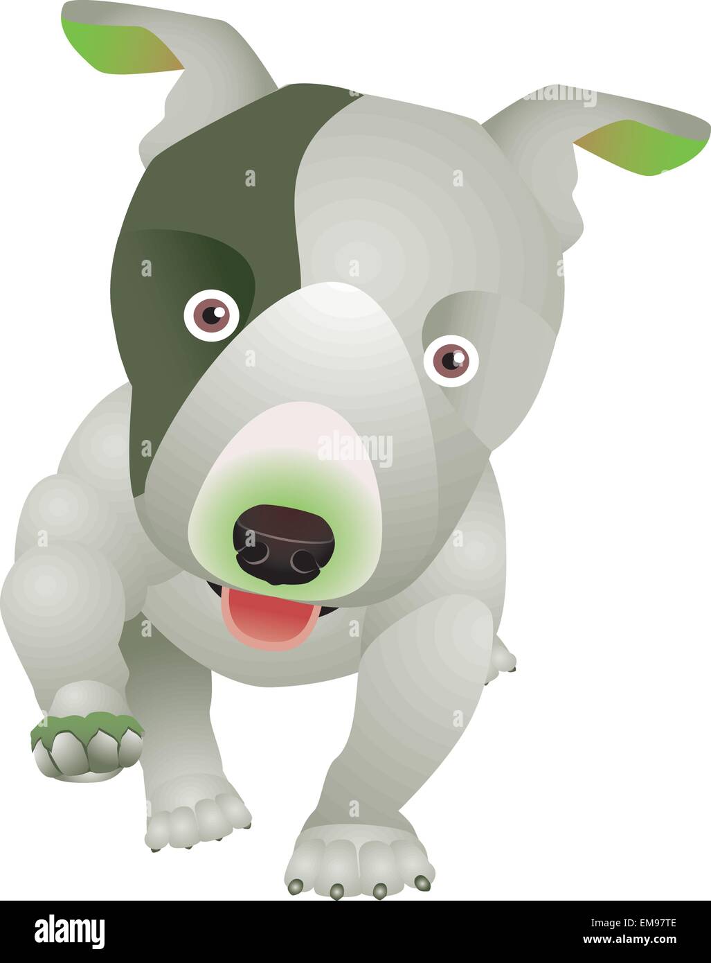 Vector illustration of Cartoon Dog Stock Vector Image & Art - Alamy