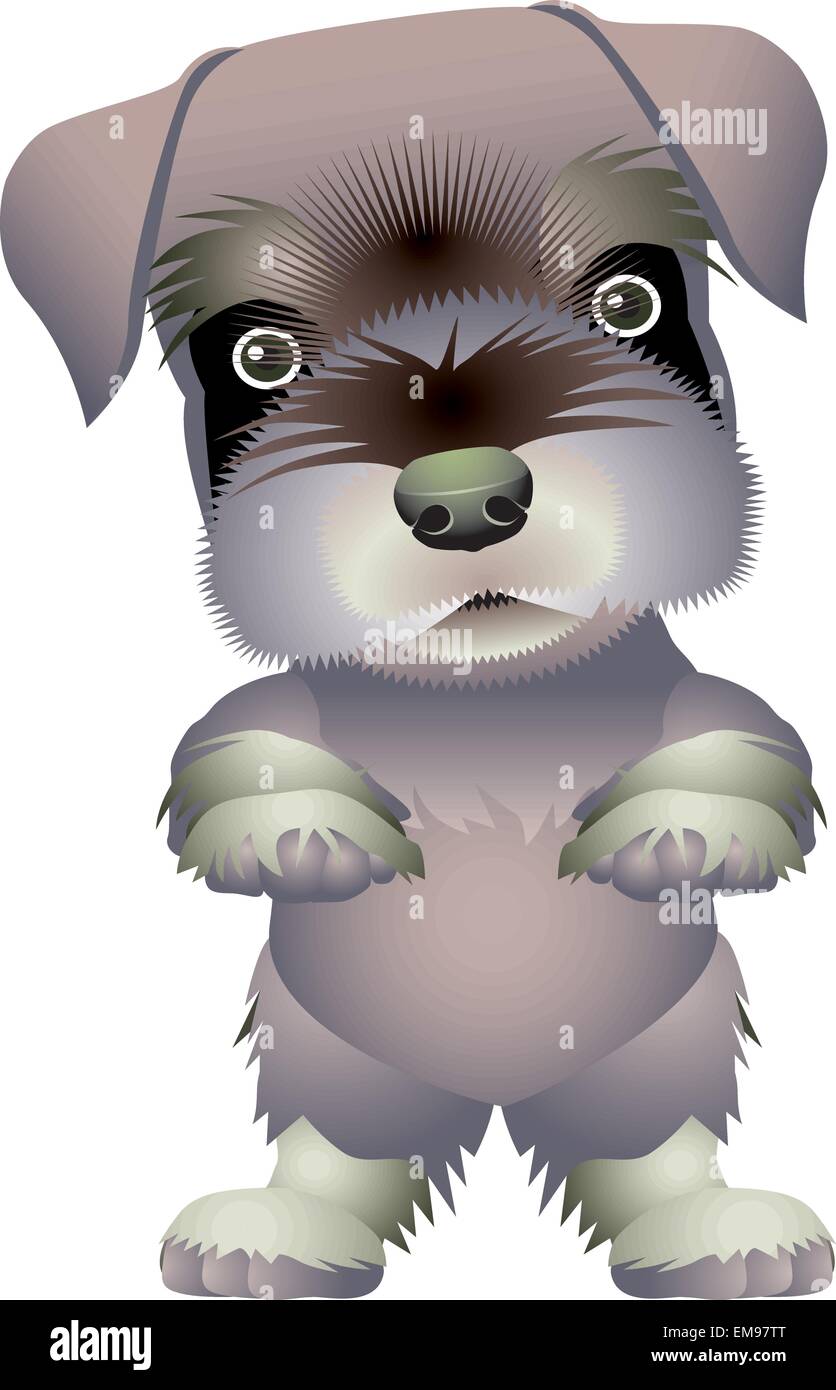 Vector illustration of Cartoon Dog Stock Vector