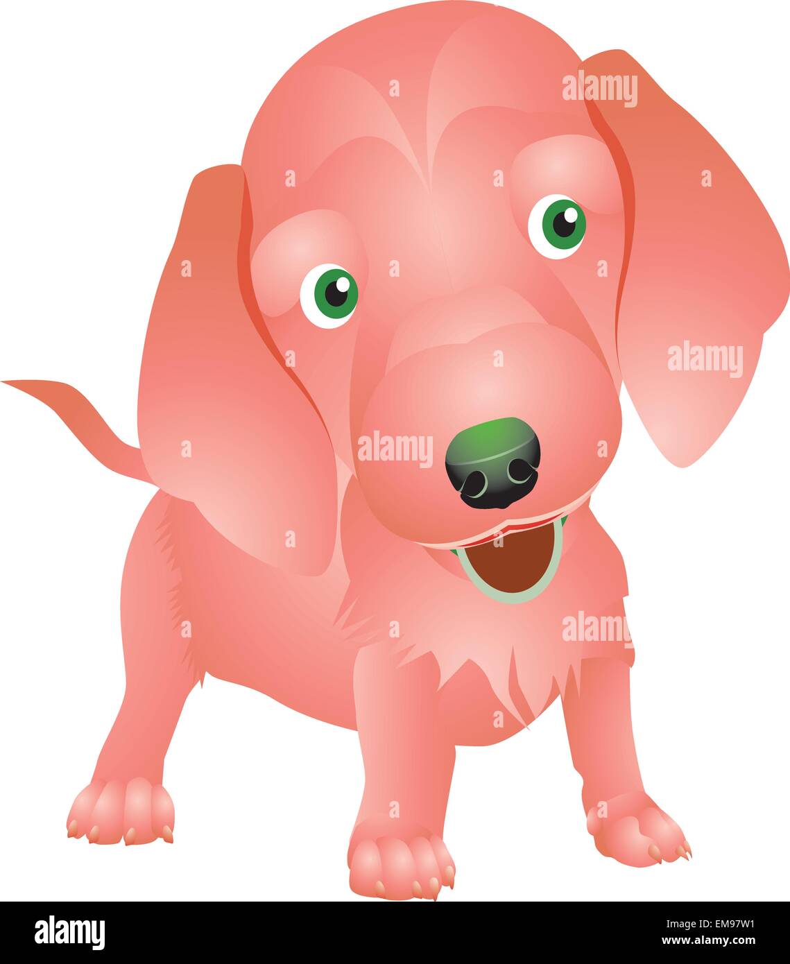 Vector illustration of Cartoon Dog Stock Vector Image & Art - Alamy