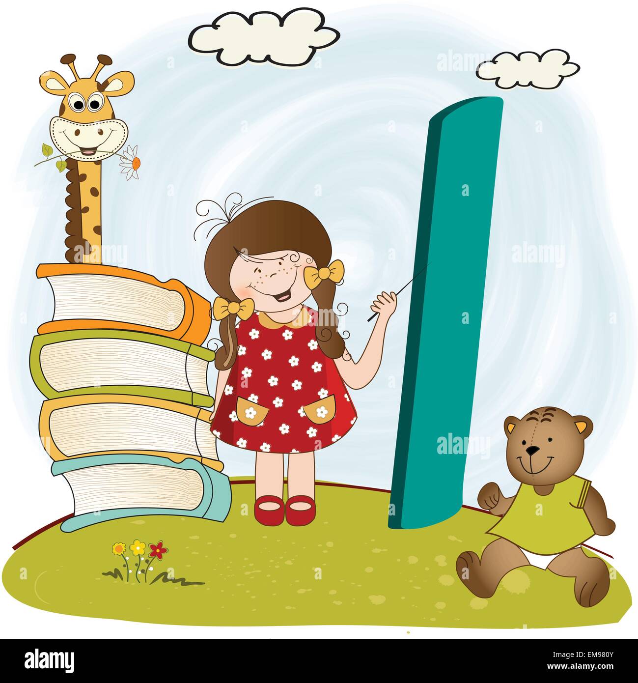 children alphabet letters Stock Vector Image & Art - Alamy