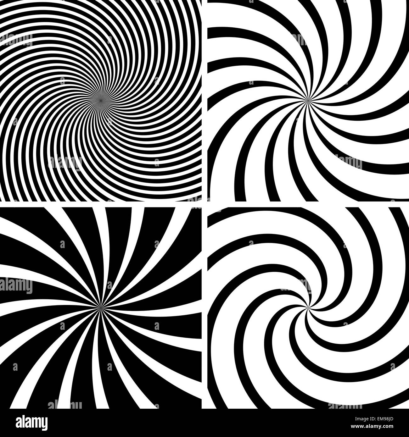 Circle swirl Black and White Stock Photos & Images - Alamy