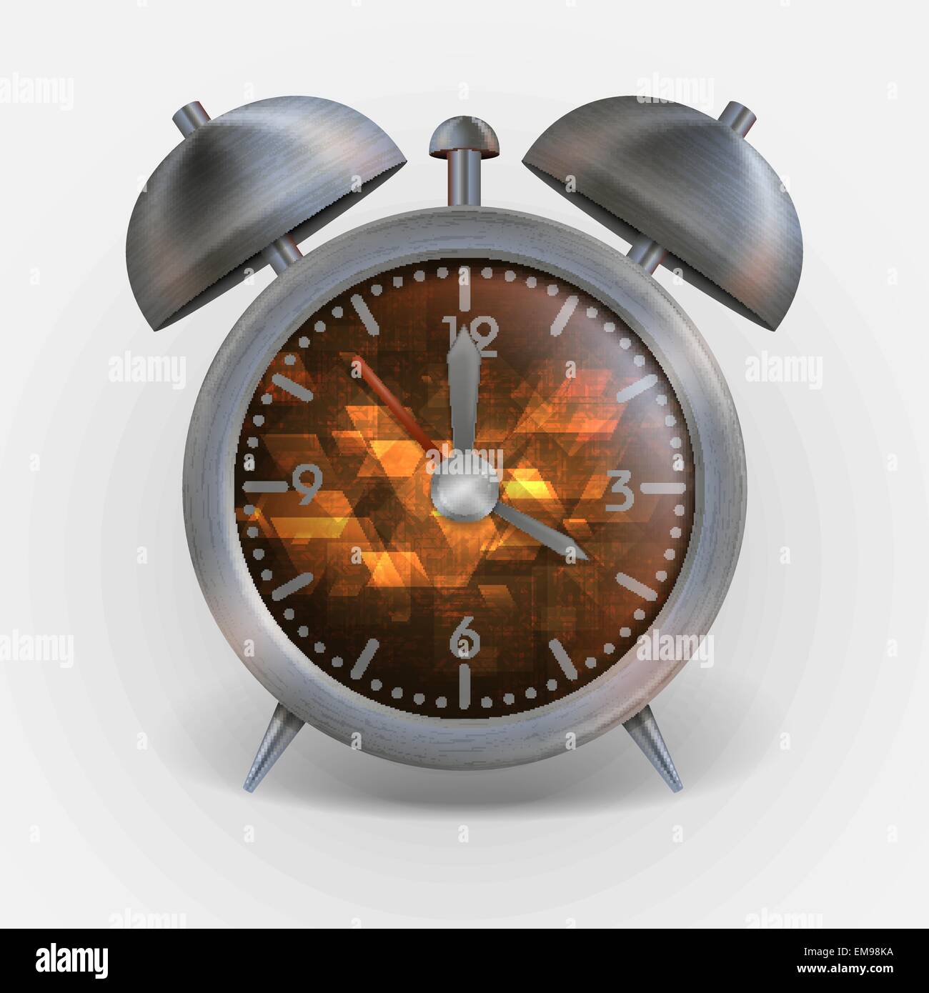 Metal Classic Style Alarm Clock Stock Vector Image & Art Alamy