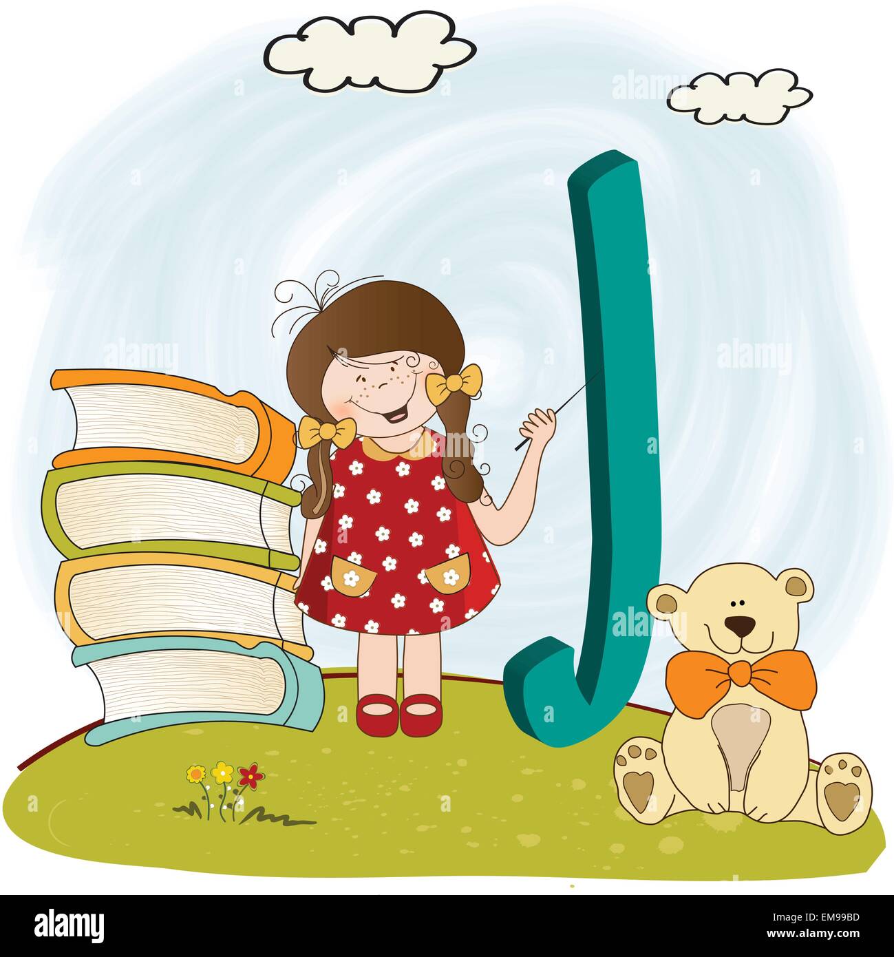 children alphabet letters Stock Vector Image & Art - Alamy