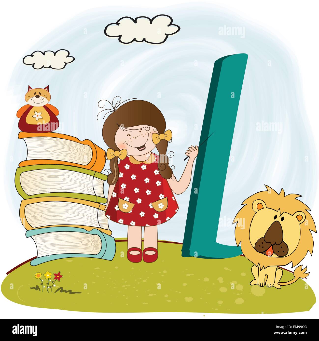 children alphabet letters Stock Vector Image & Art - Alamy