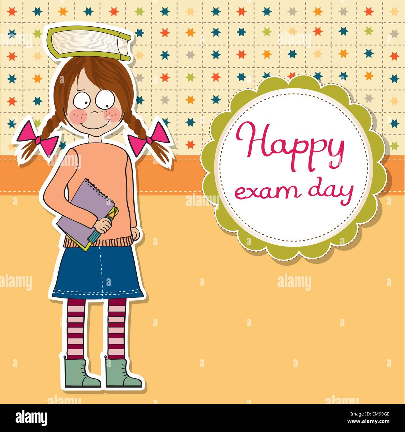 funny young student girl before exam Stock Vector Image & Art - Alamy funny young student girl before exam Stock Vector Image & Art - Alamy