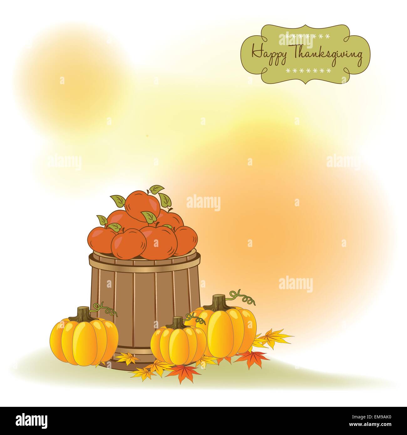 autumn background Stock Vector