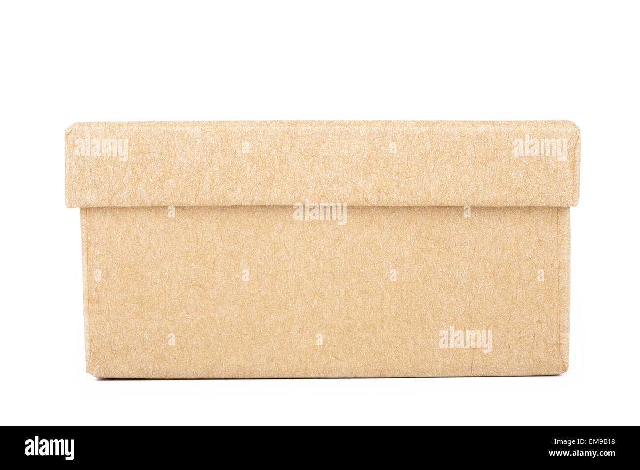 Cardboard box isolated on a white background Stock Photo - Alamy