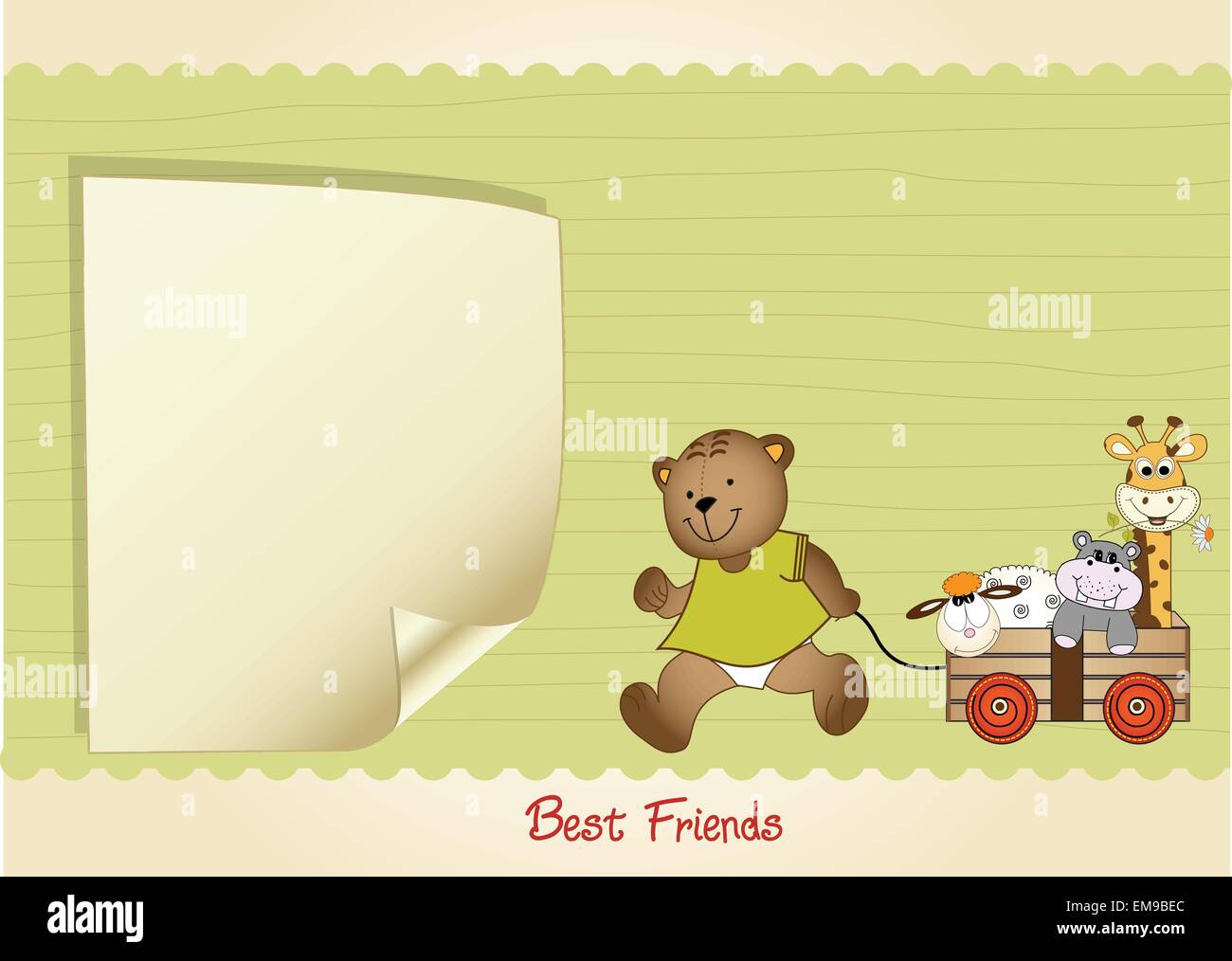 baby shower greeting card Stock Vector Image & Art - Alamy