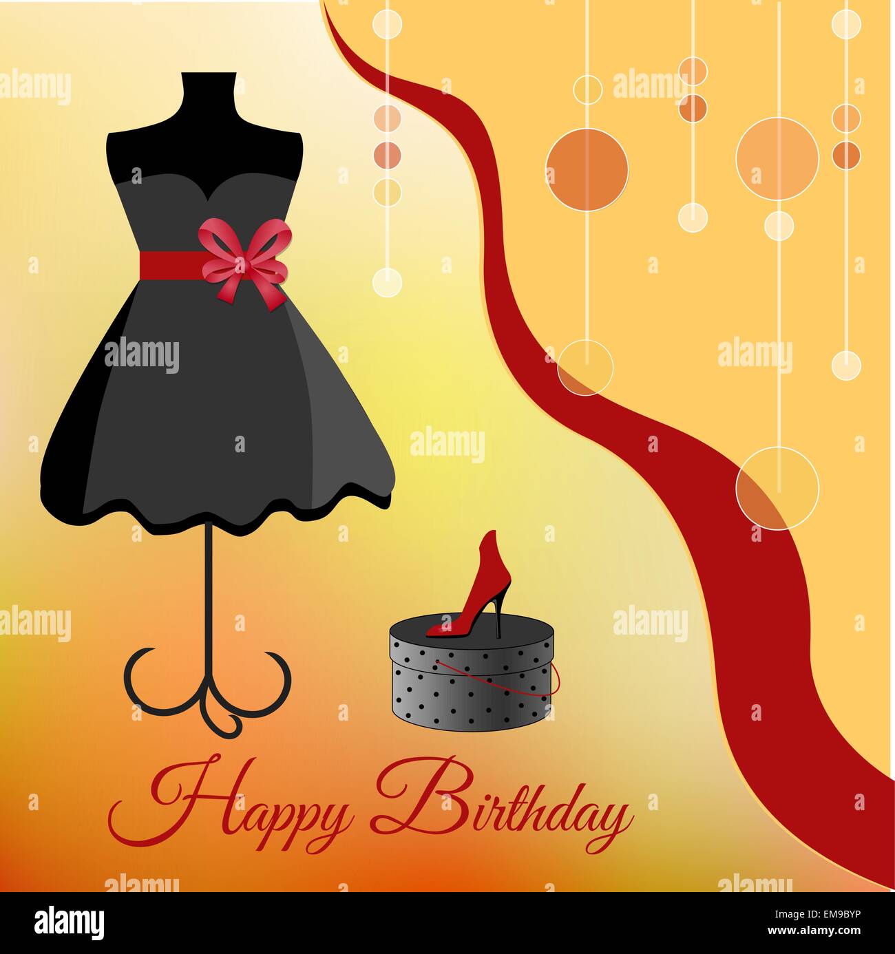 Birthday party invitation Stock Vector Image & Art - Alamy