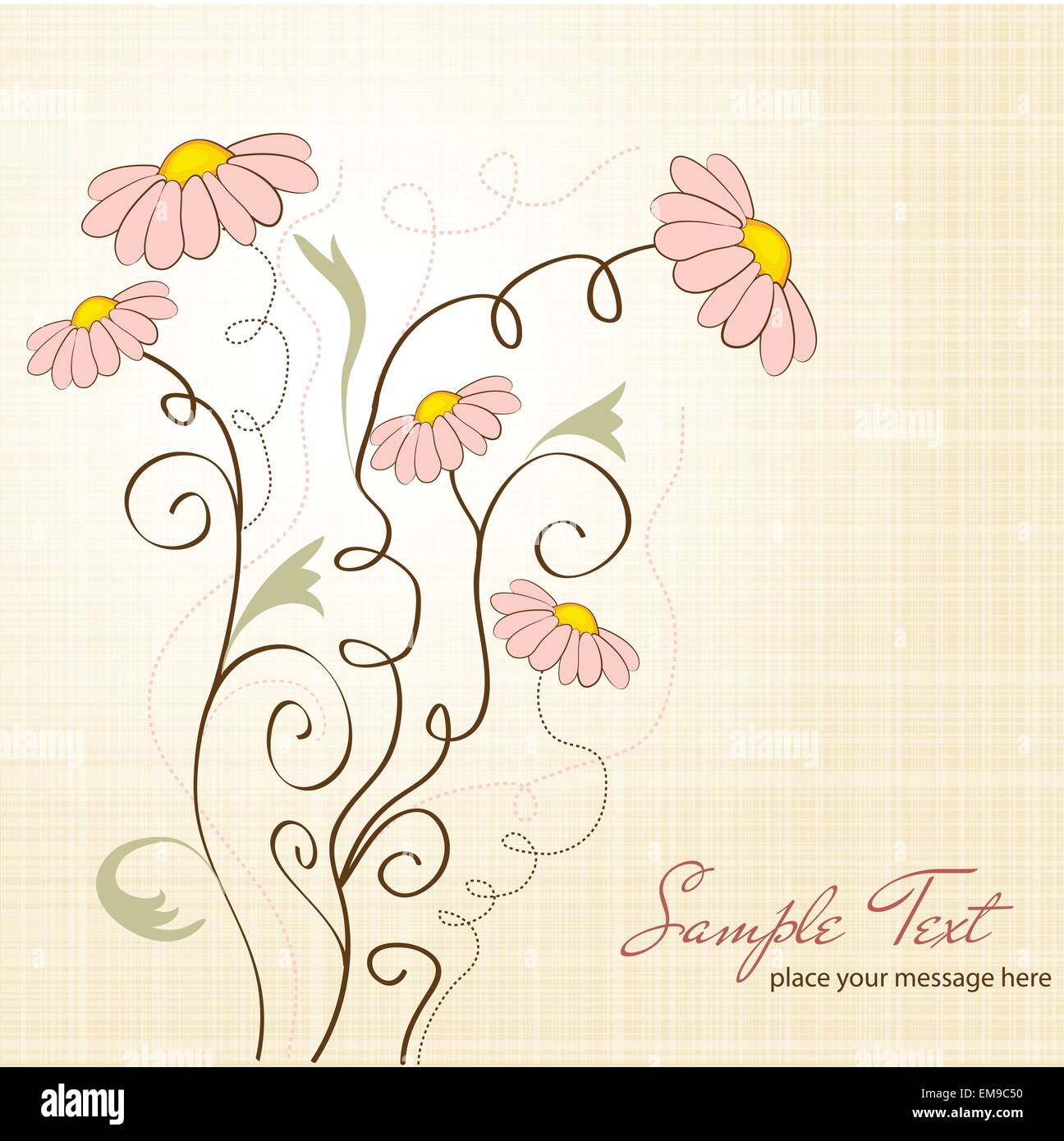 seamless pattern background with flowers Stock Vector Image & Art - Alamy