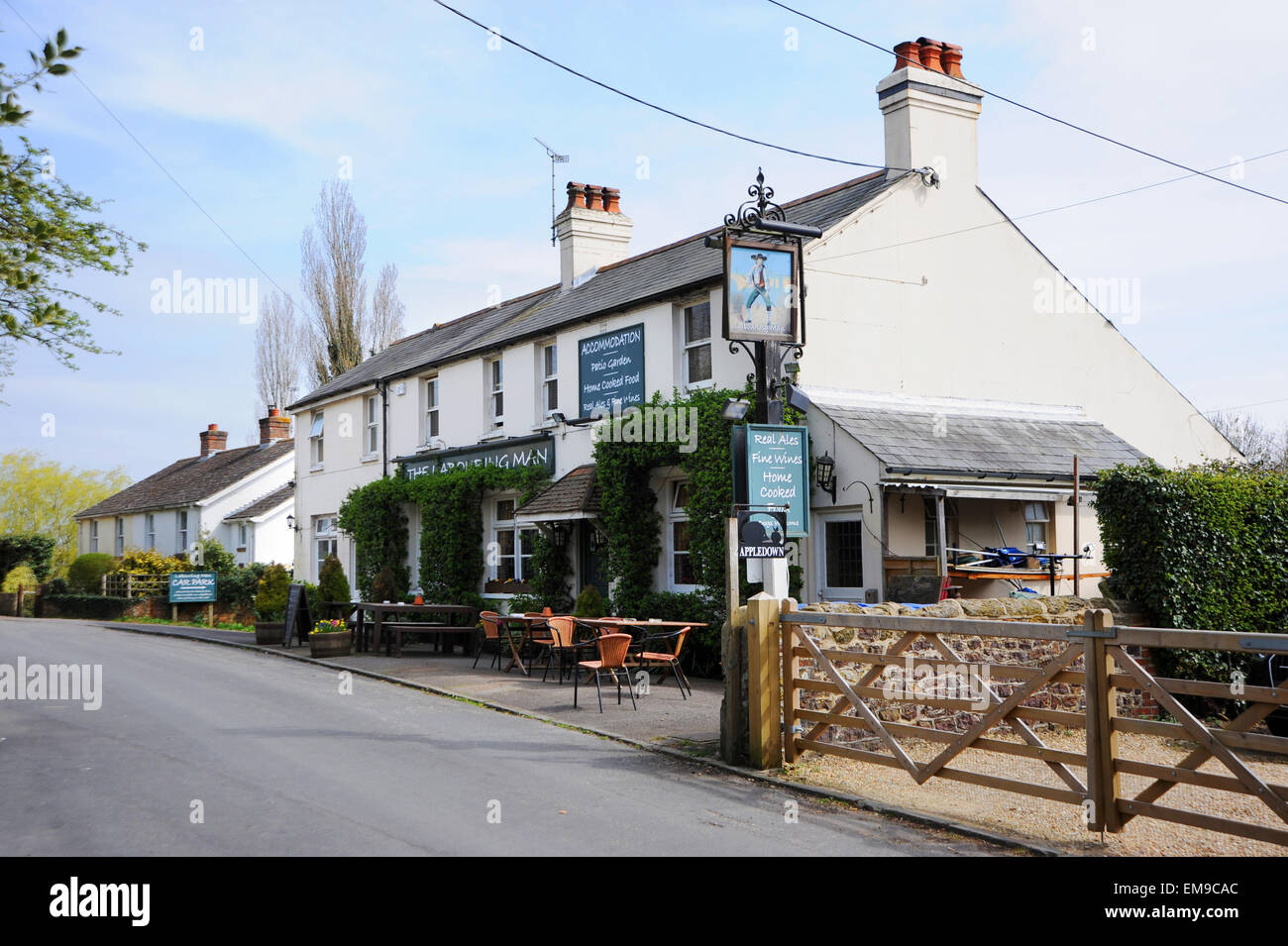 The Labouring Man pub in village at Coldwaltham near Pulborough West Sussex Stock Photo