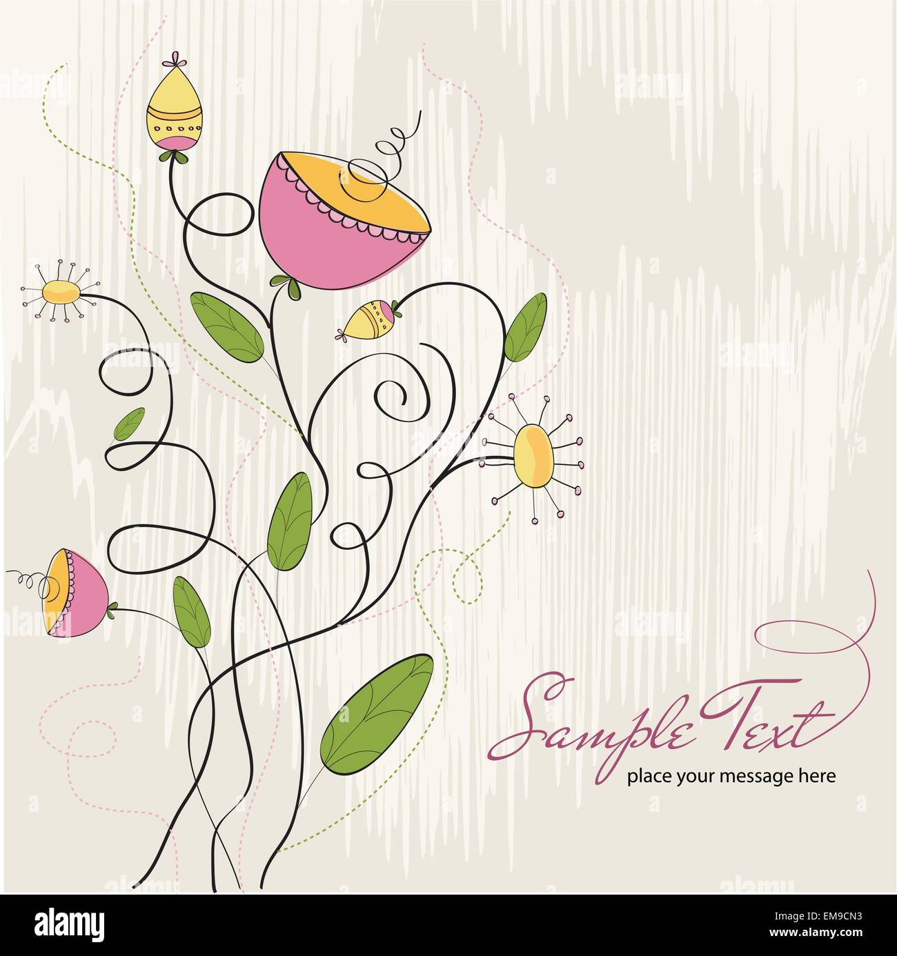 seamless pattern background with flowers Stock Vector Image & Art - Alamy