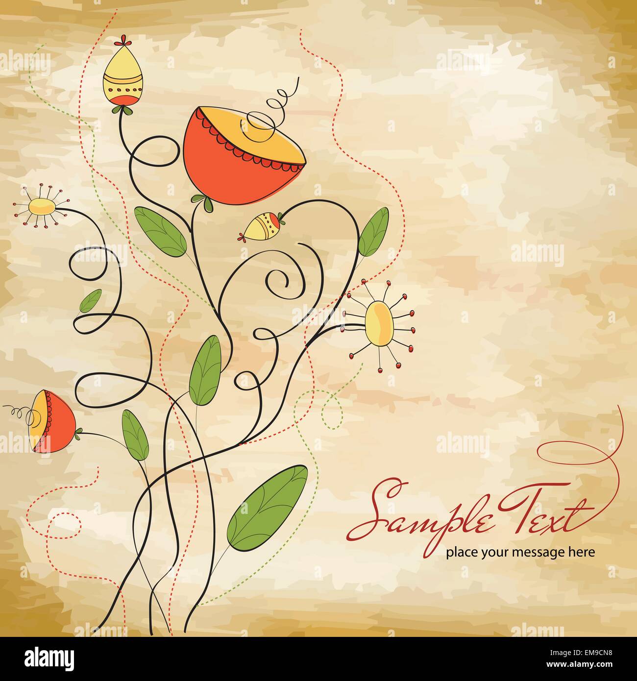 seamless pattern background with flowers Stock Vector Image & Art - Alamy