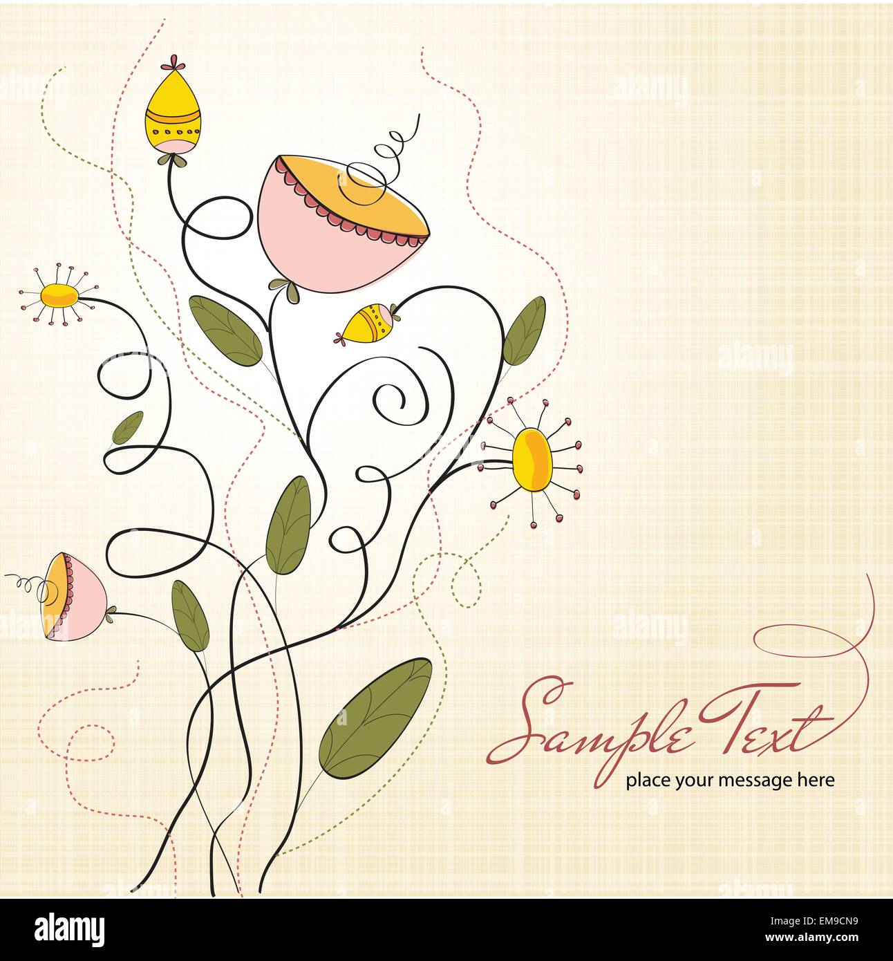 seamless pattern background with flowers Stock Vector Image & Art - Alamy