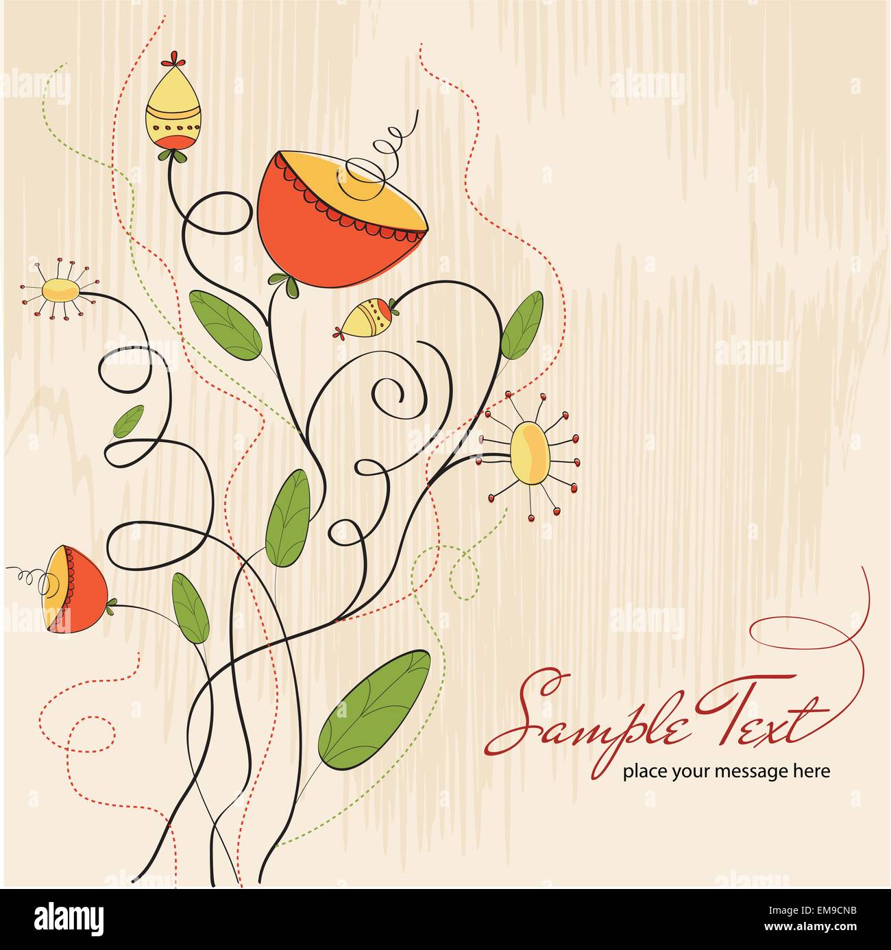 seamless pattern background with flowers Stock Vector Image & Art - Alamy