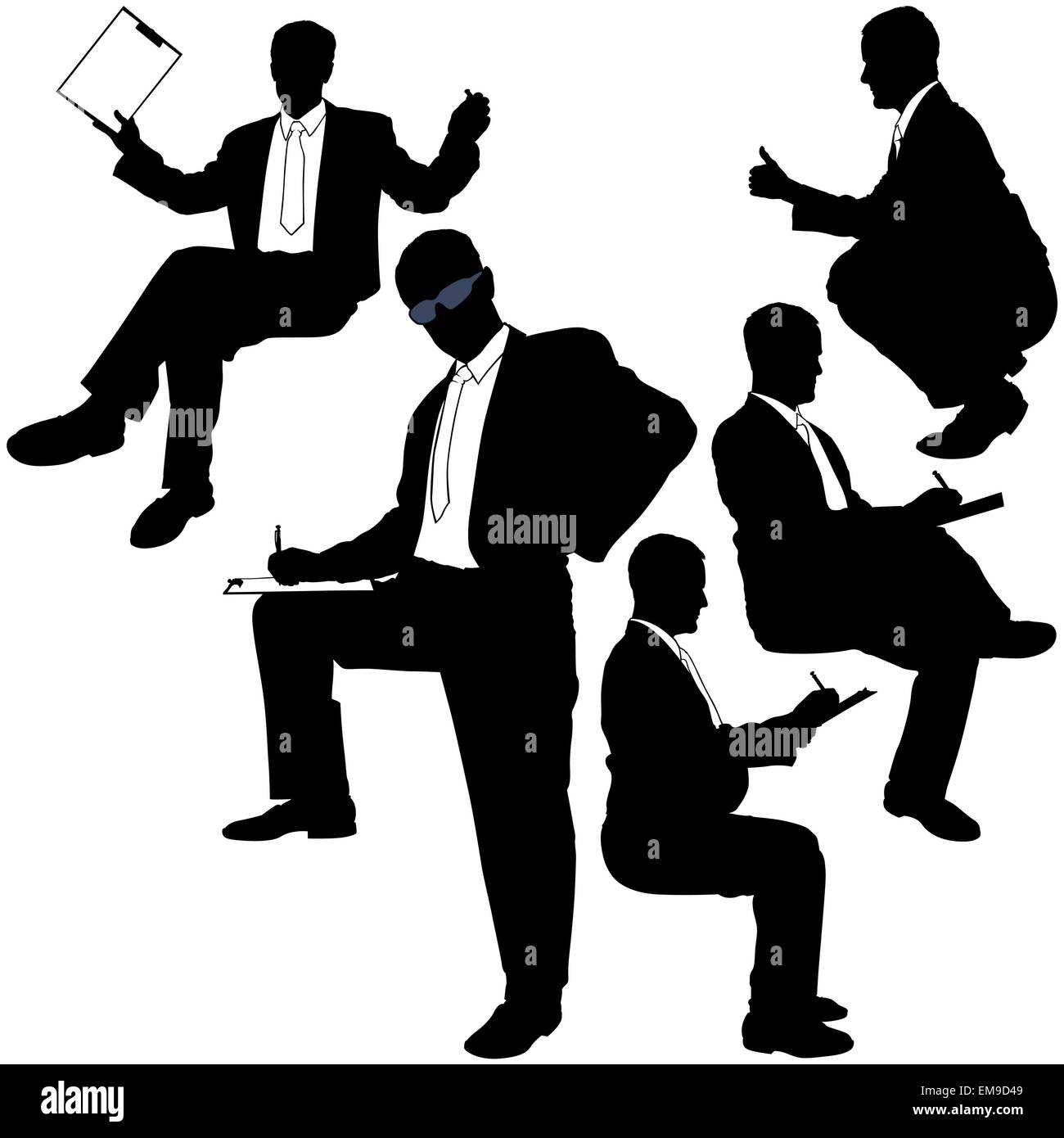 Business man filling out contract hi-res stock photography and images ...