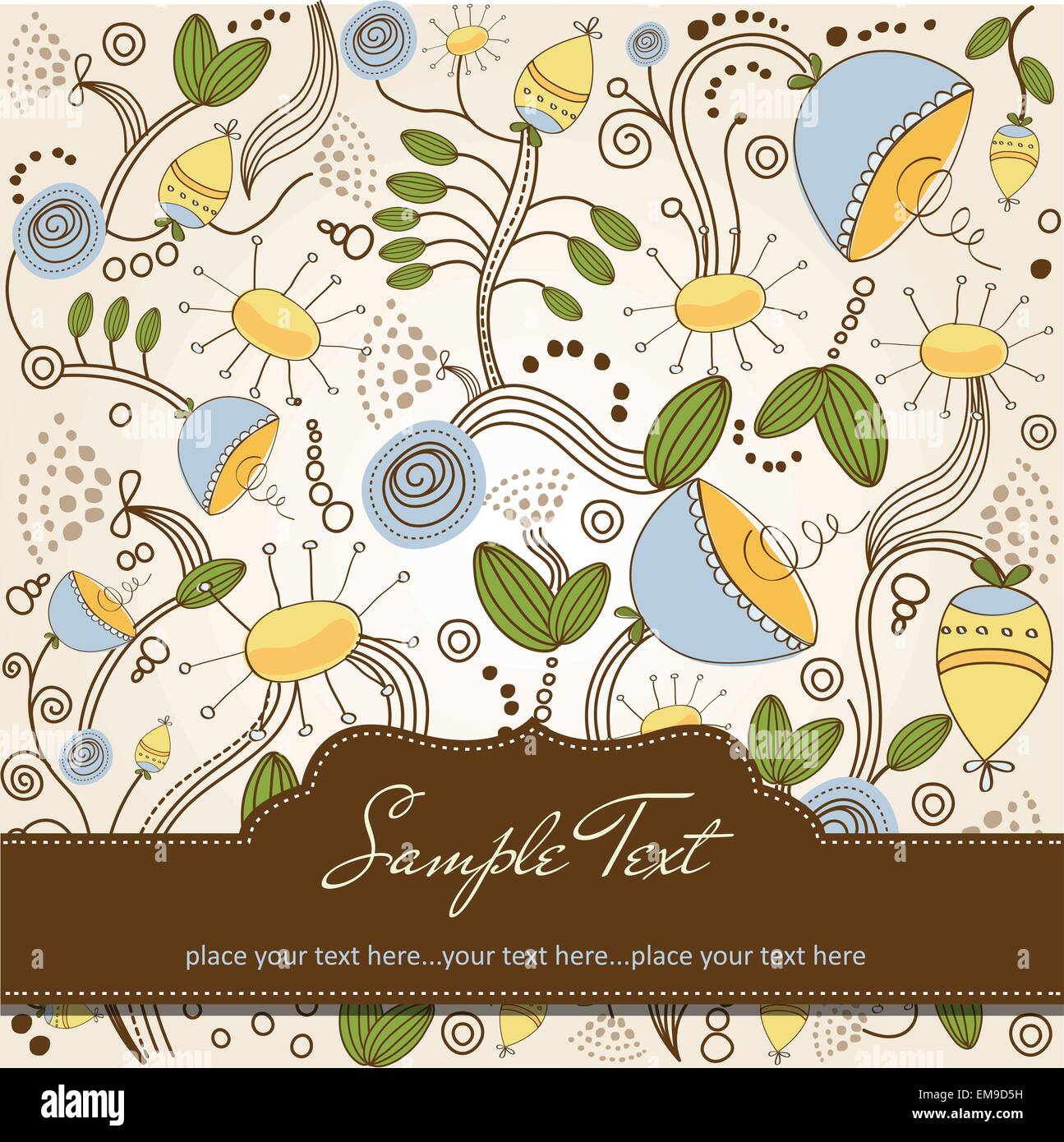 seamless pattern background with flowers Stock Vector Image & Art - Alamy